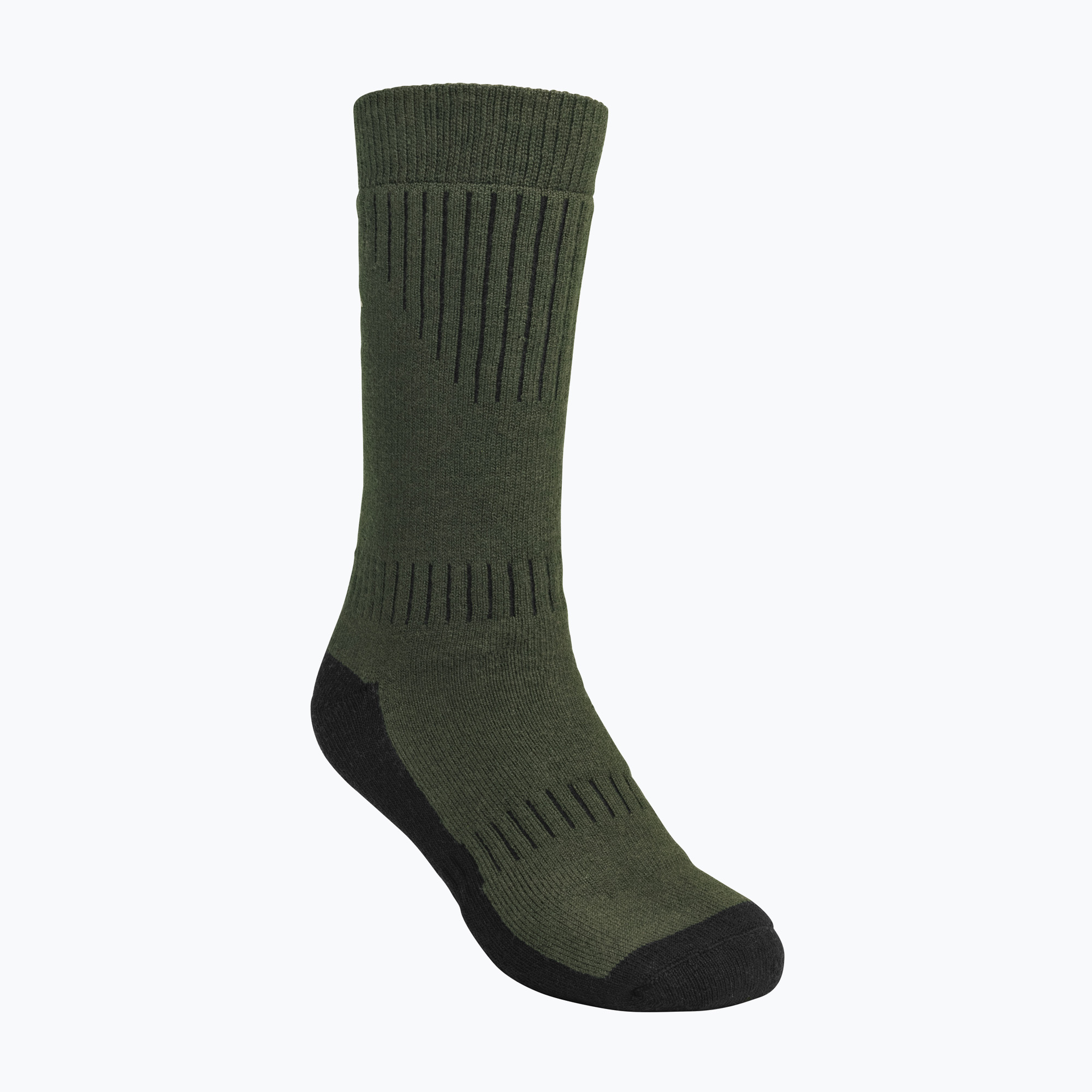 Мъжки чорапи за трекинг Pinewood Drytex Sock Middle green/d.brown