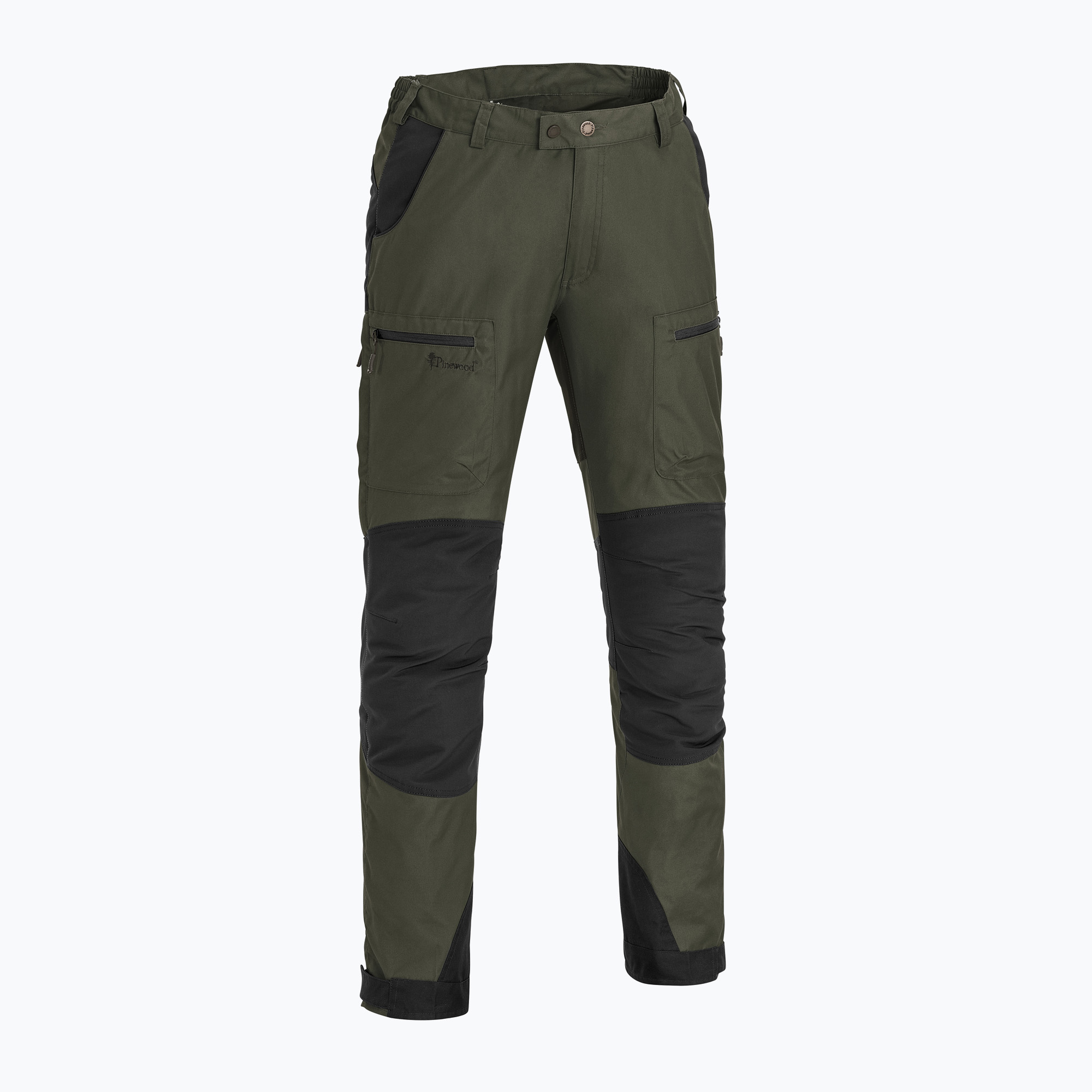 Spodnie trekkingowe męskie Pinewood Caribou TC Extreme moss green/black 