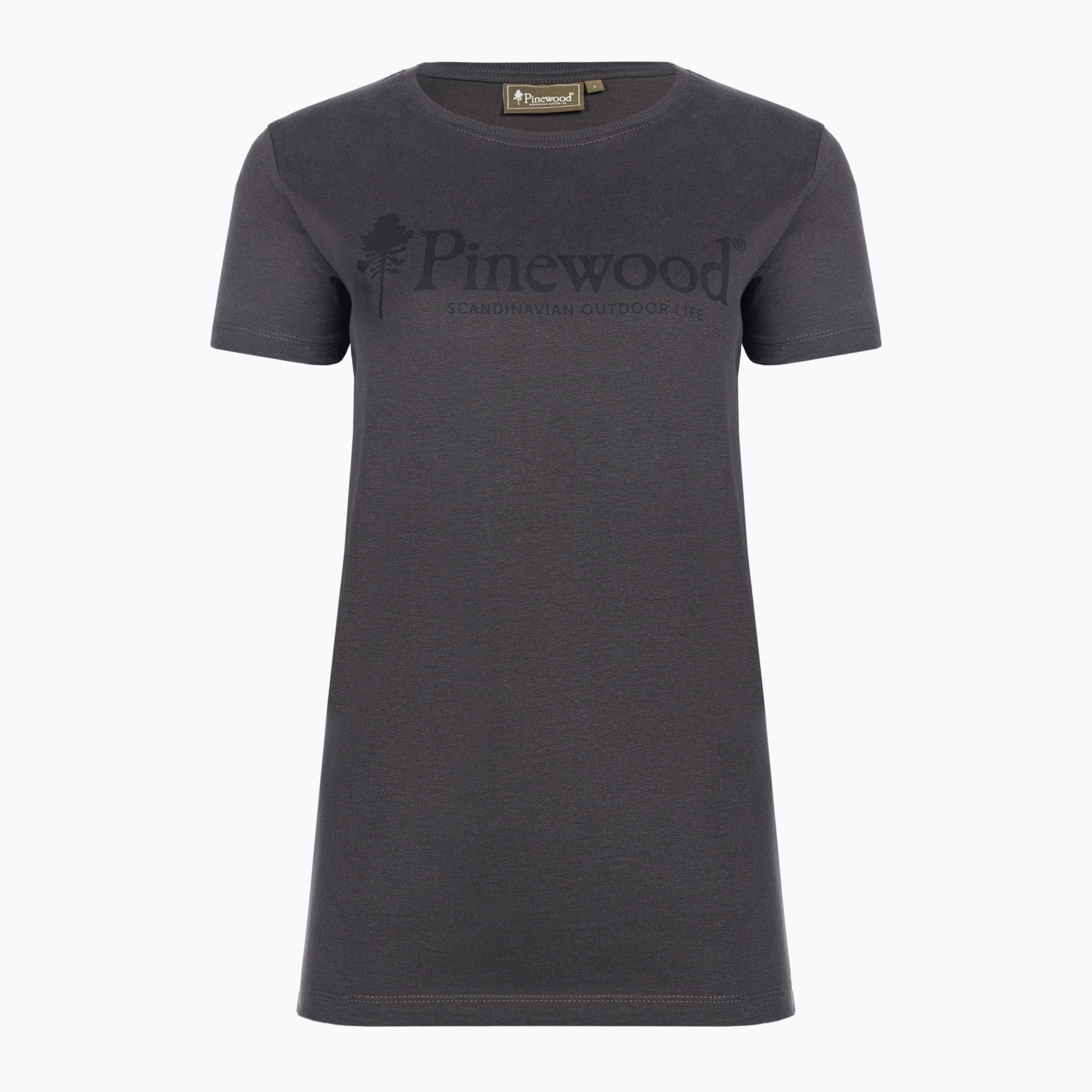 Koszulka damska Pinewood Outdoor Life dark anthracite 