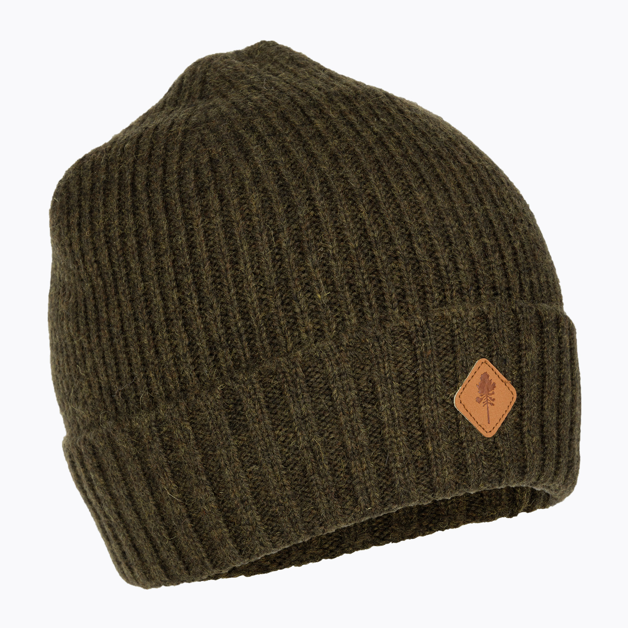 Czapka zimowa Pinewood Knitted Wool mossgreen mel 