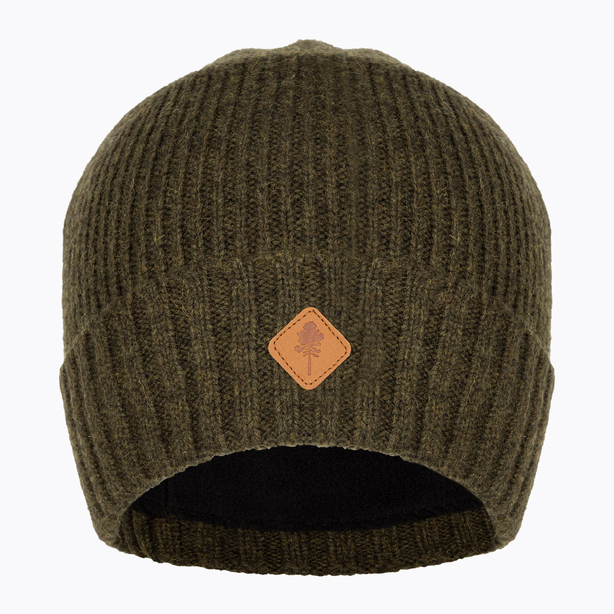Czapka zimowa Pinewood Knitted Wool mossgreen mel