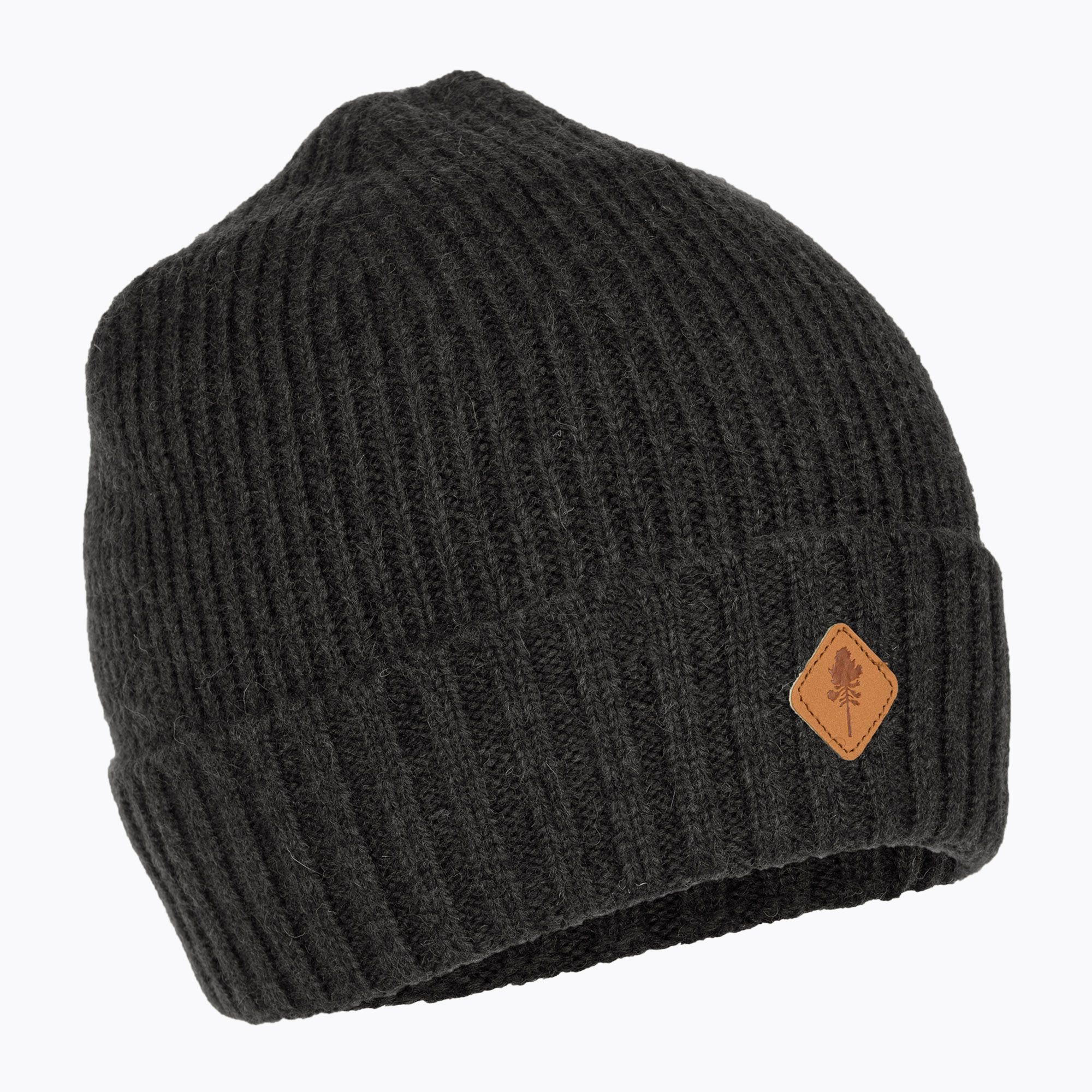 Czapka zimowa Pinewood Knitted Wool dark anthracite mel 