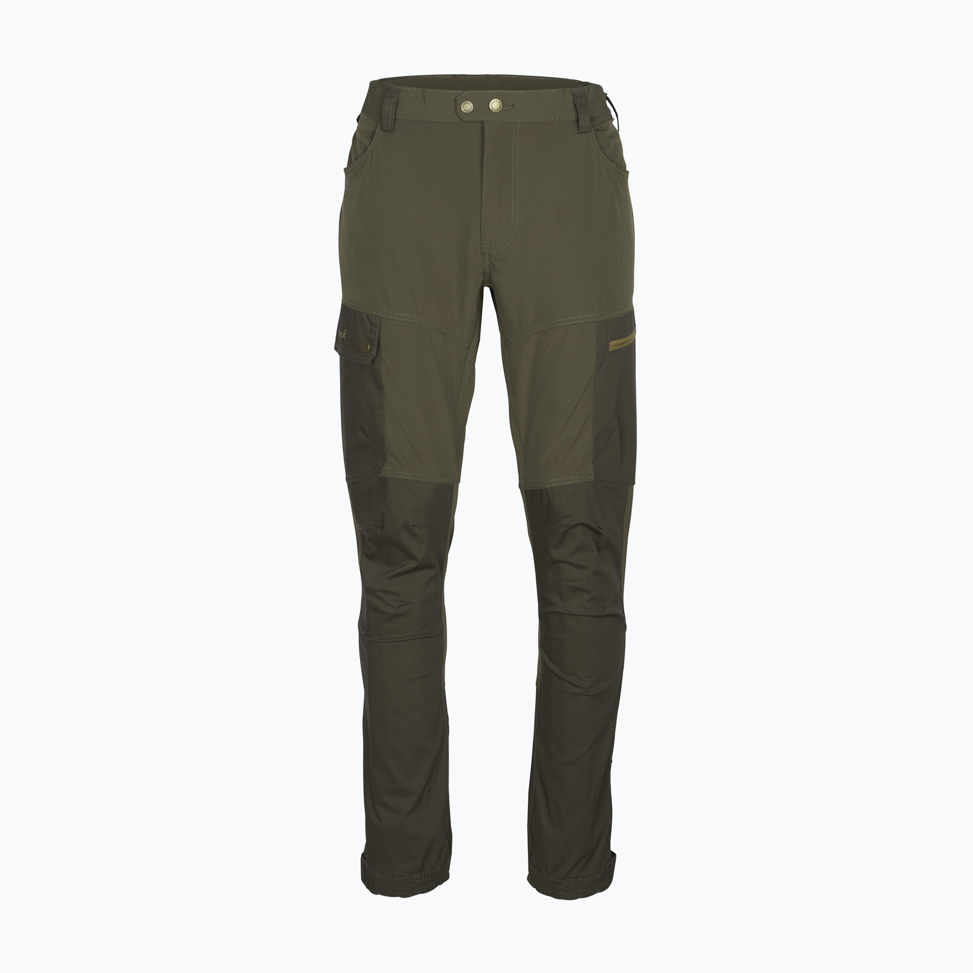 Spodnie trekkingowe męskie Pinewood Finnveden Trail Hybrid earthbrown/d.olive 