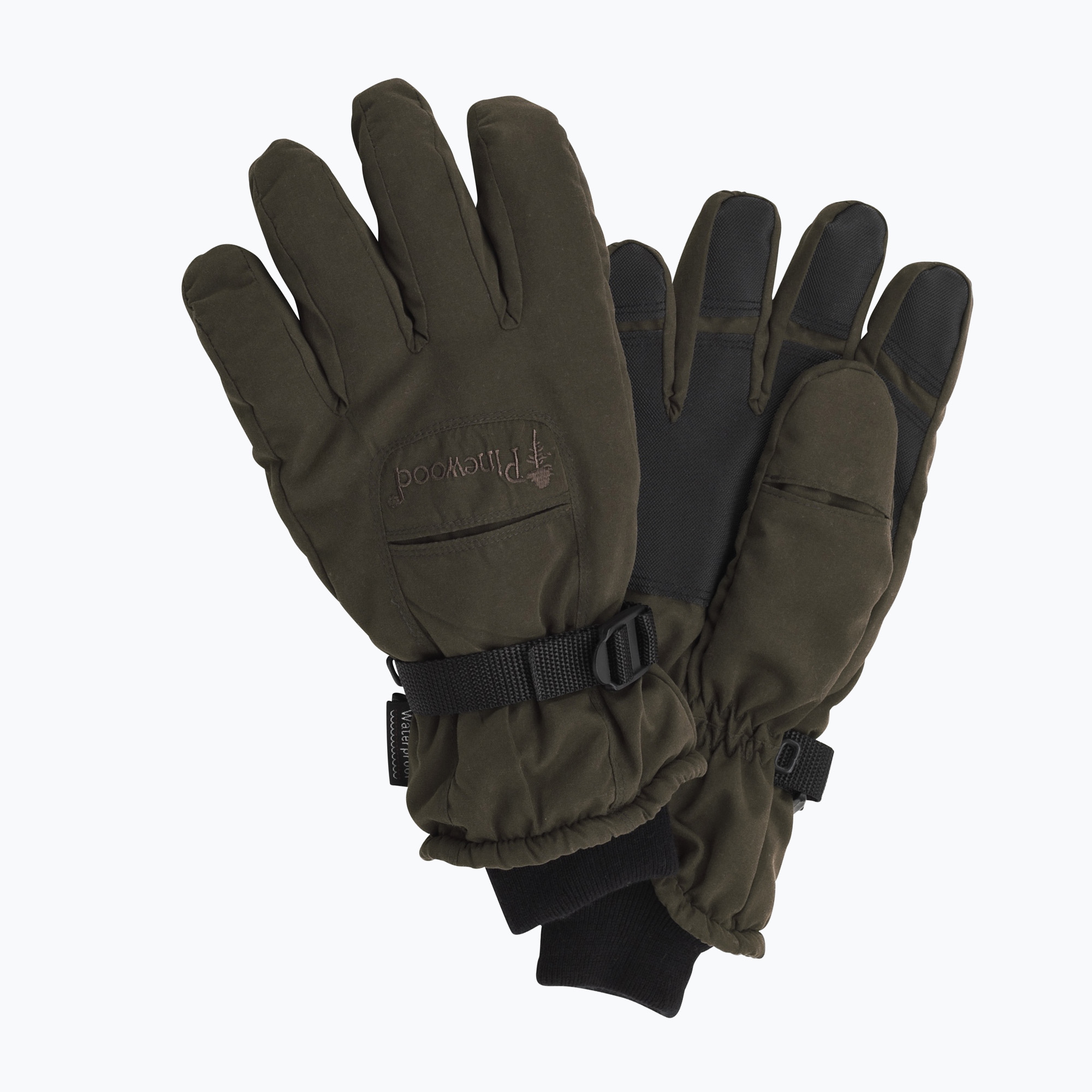 Rękawiczki trekkingowe męskie Pinewood Membrane Glove suede brown 