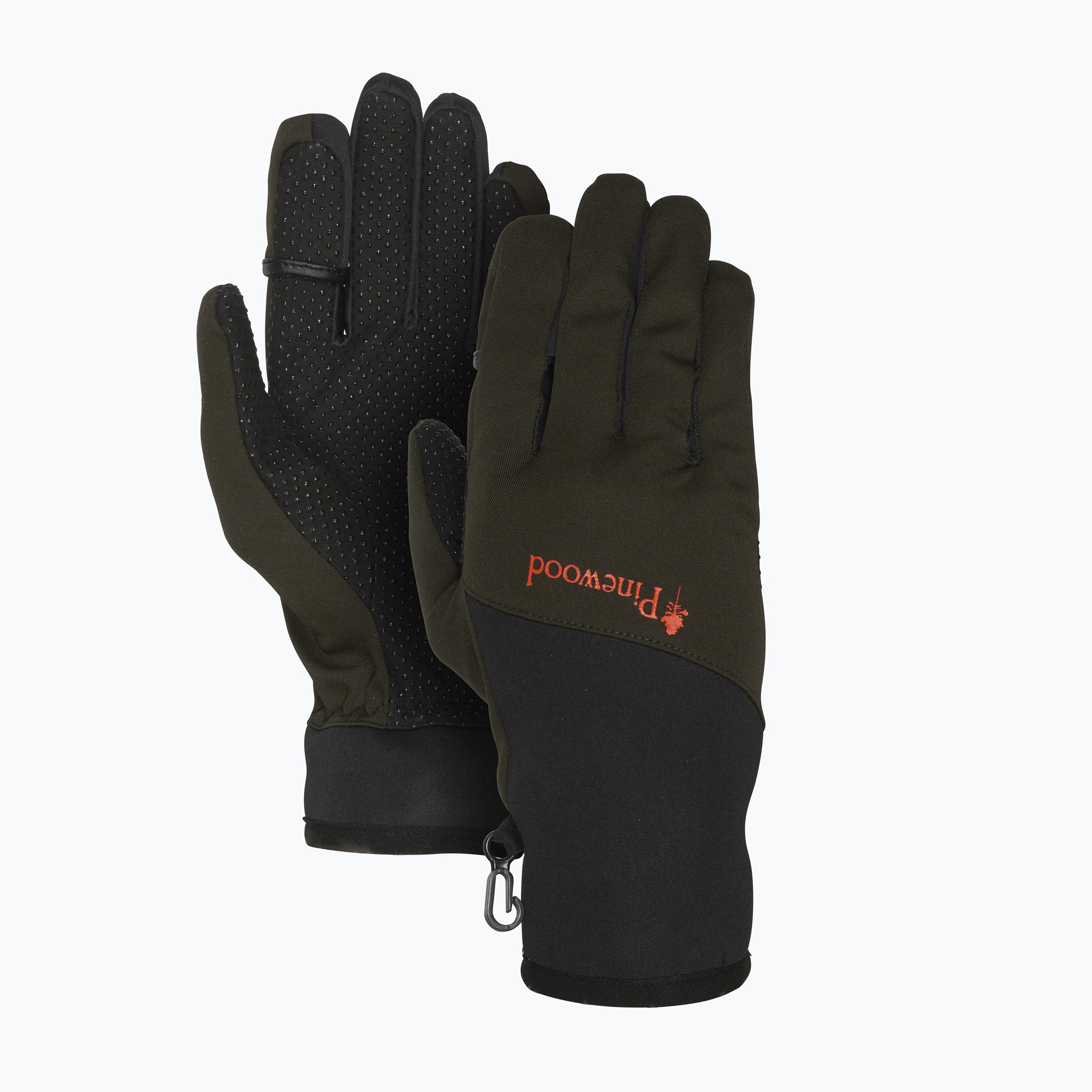 Rękawiczki trekkingowe męskie Pinewood Hunters Neoprene mossgreen/black 