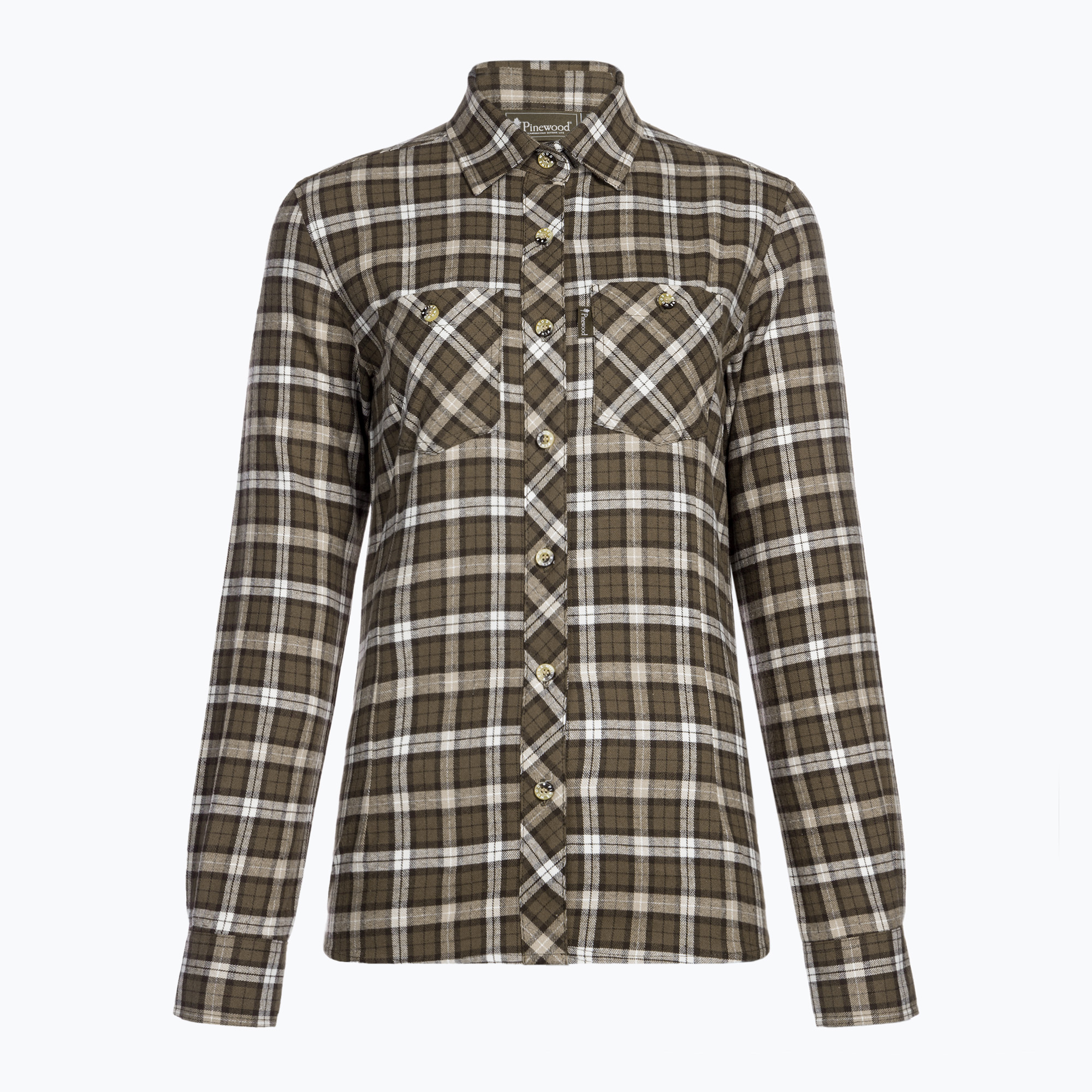 Koszula damska Pinewood Felicia d.green/offwhite 