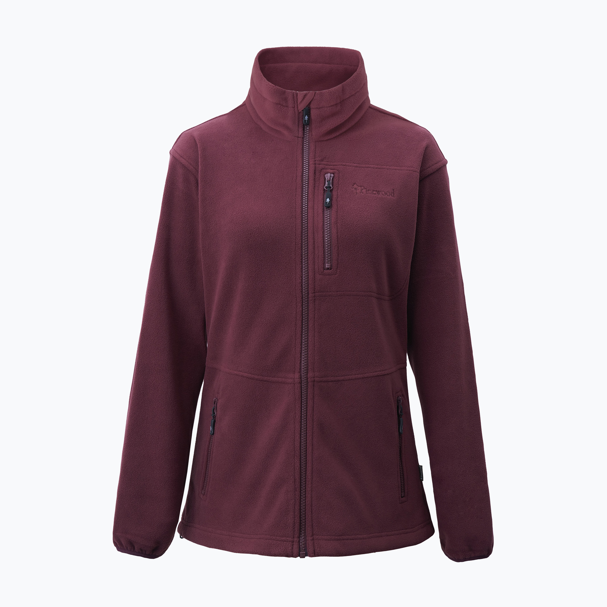 Bluza trekkingowa damska Pinewood Finnveden Fleece earth plum 