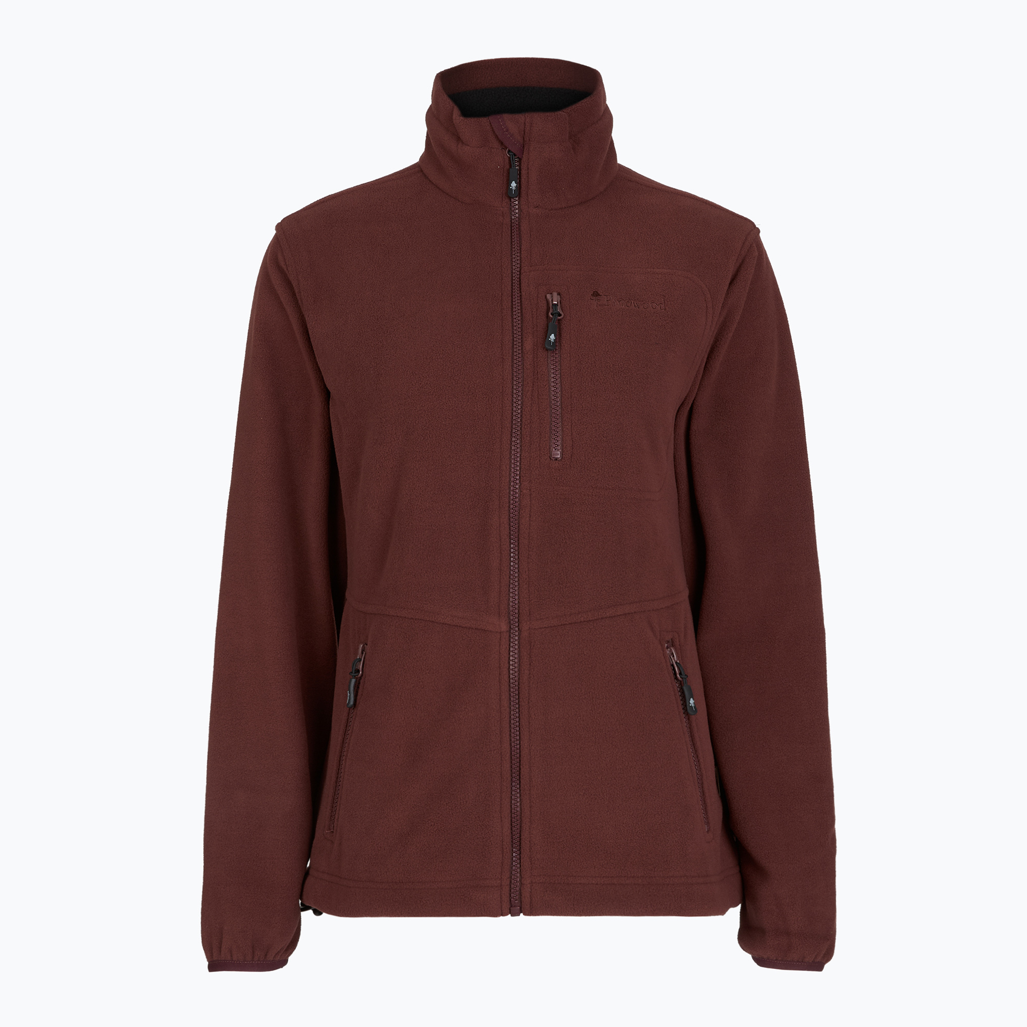 Bluza trekkingowa damska Pinewood Finnveden Fleece earth plum 