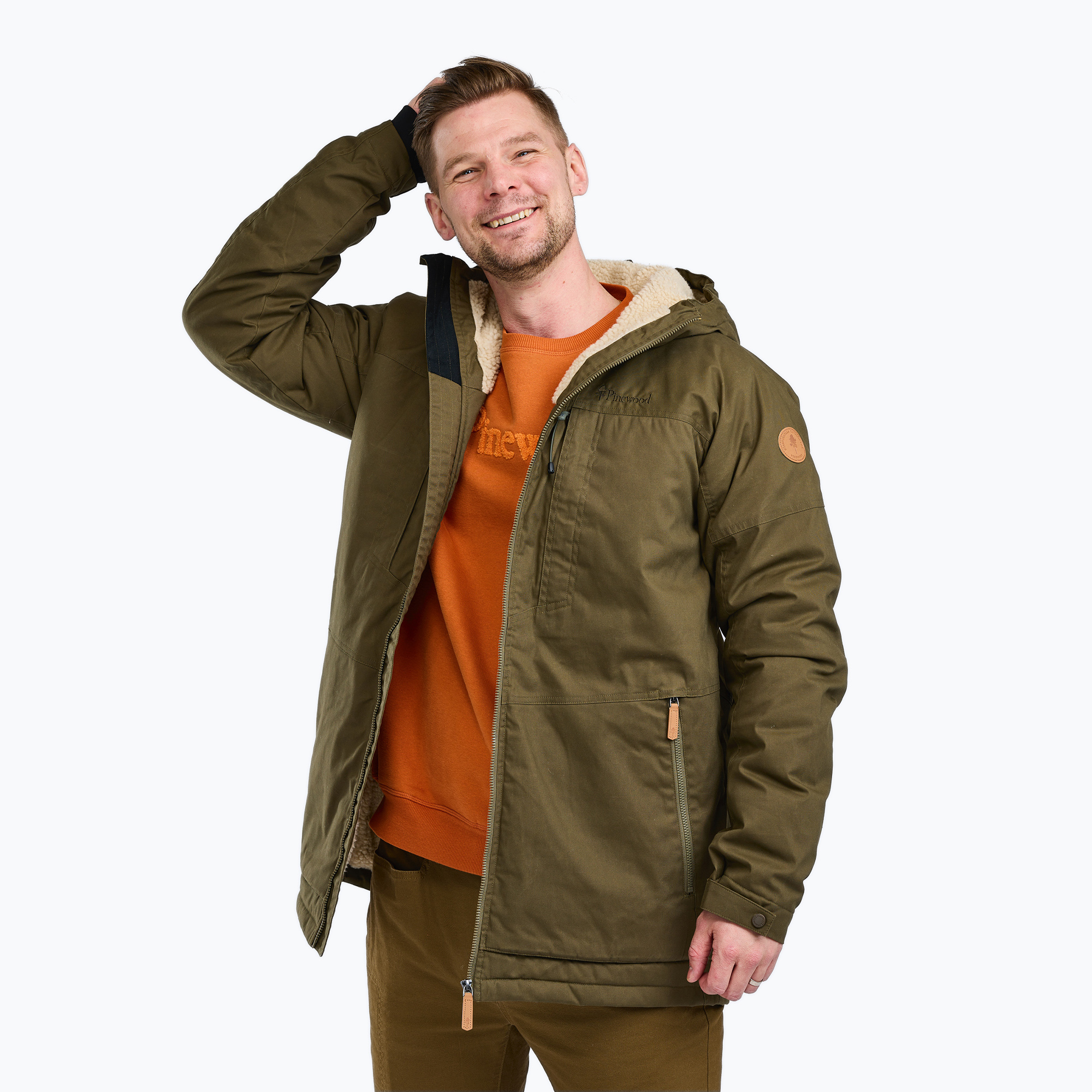 Kurtka ociepalna męska Pinewood Finnveden Winter h.olive 