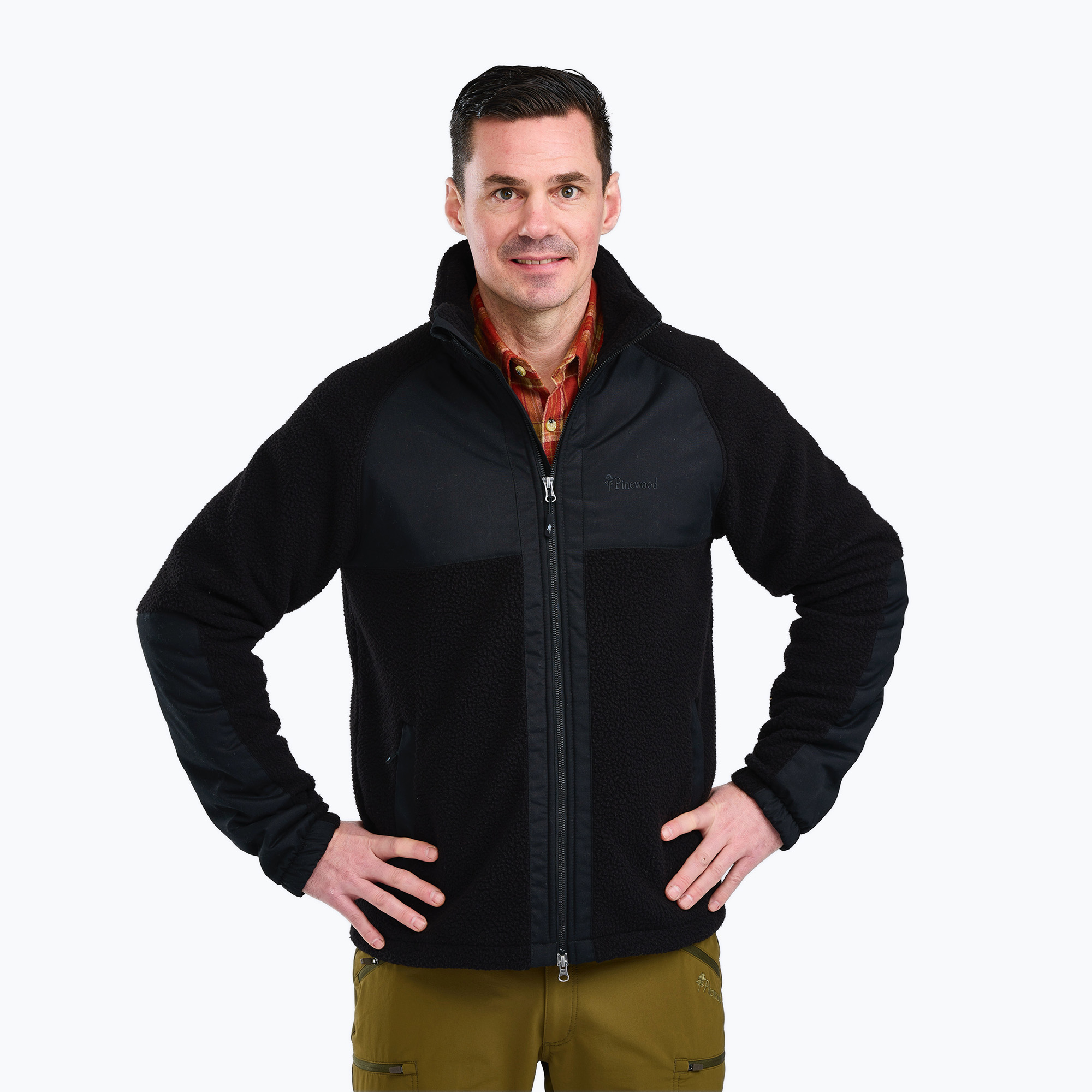 Kurtka męska Pinewood Pile Fleece black 