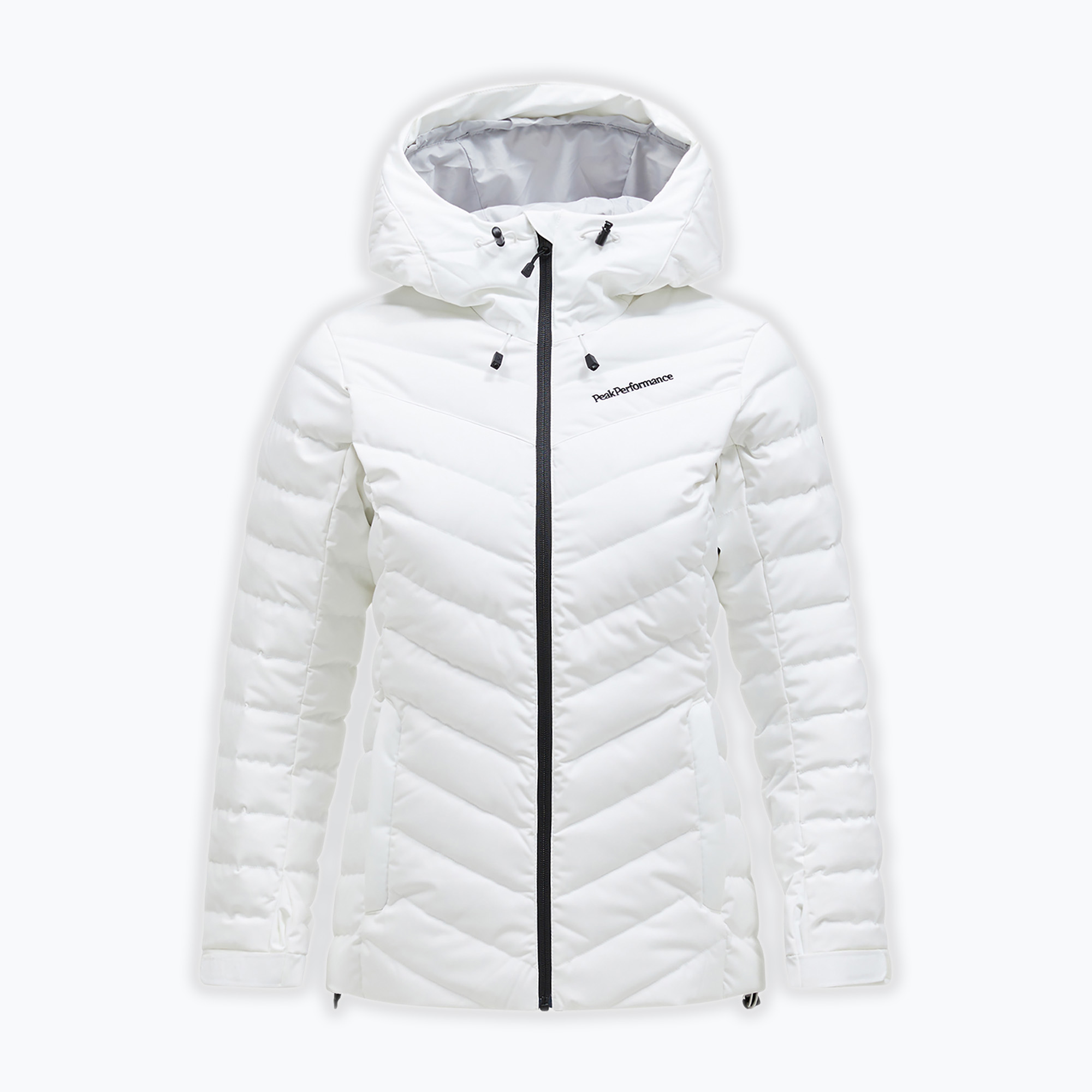 Дамско скиорски яке Peak Performance Frost ski off white
