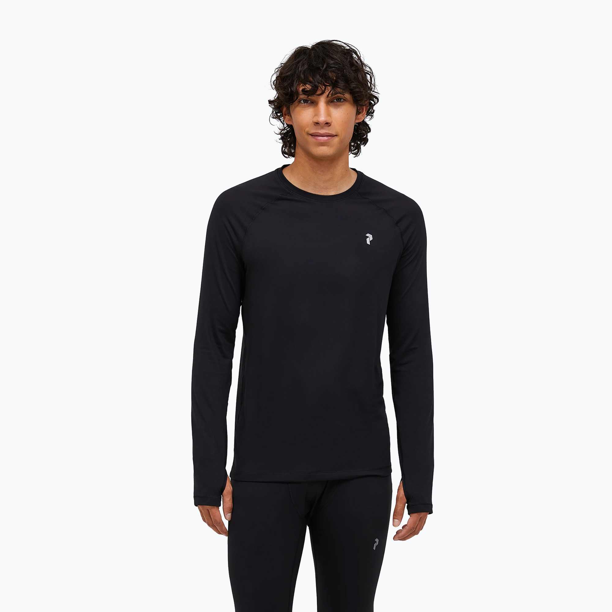 Bluză termică pentru bărbați Peak Performance Spirit Crew black