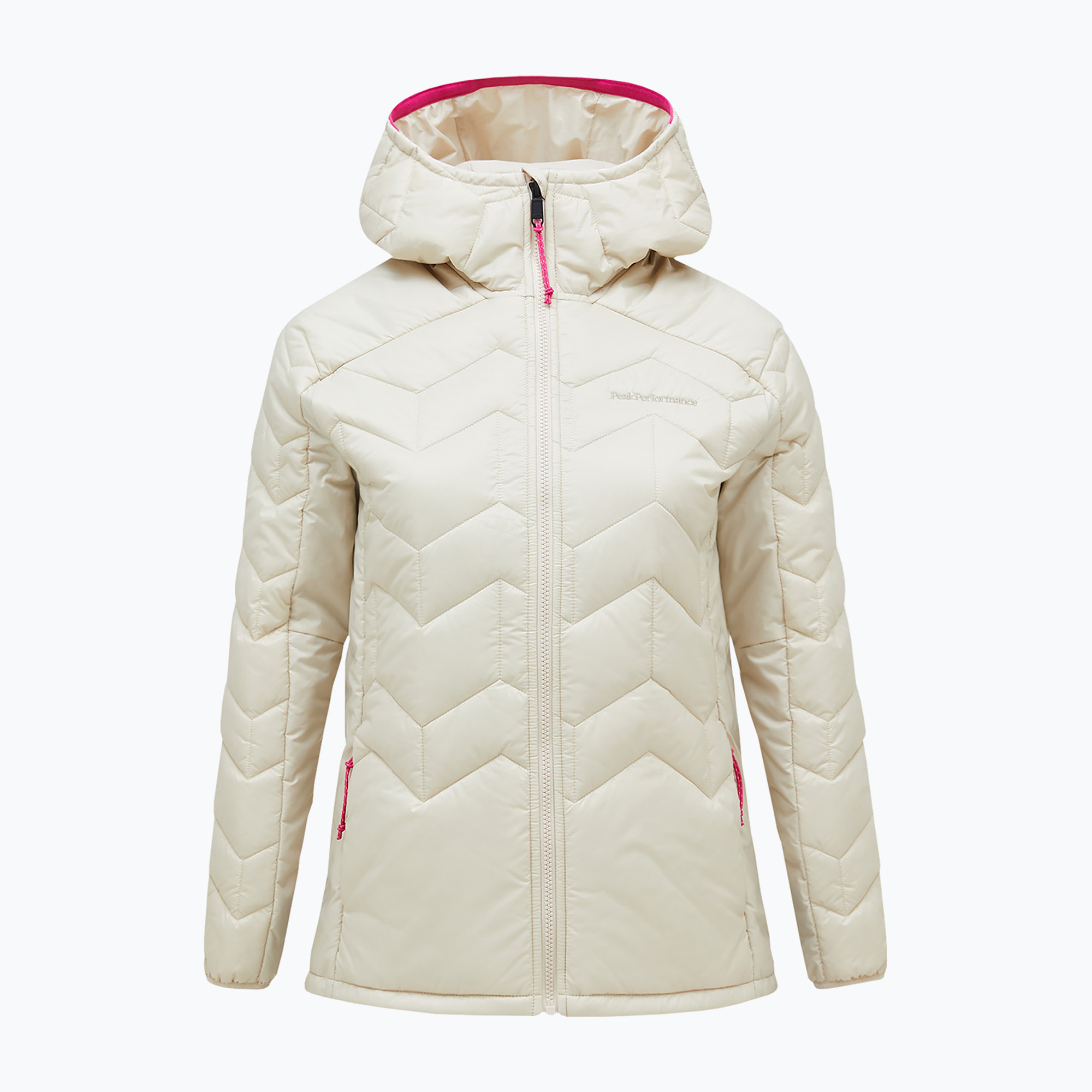 Kurtka ocieplana damska Peak Performance Elevate Liner Hood sand fog 
