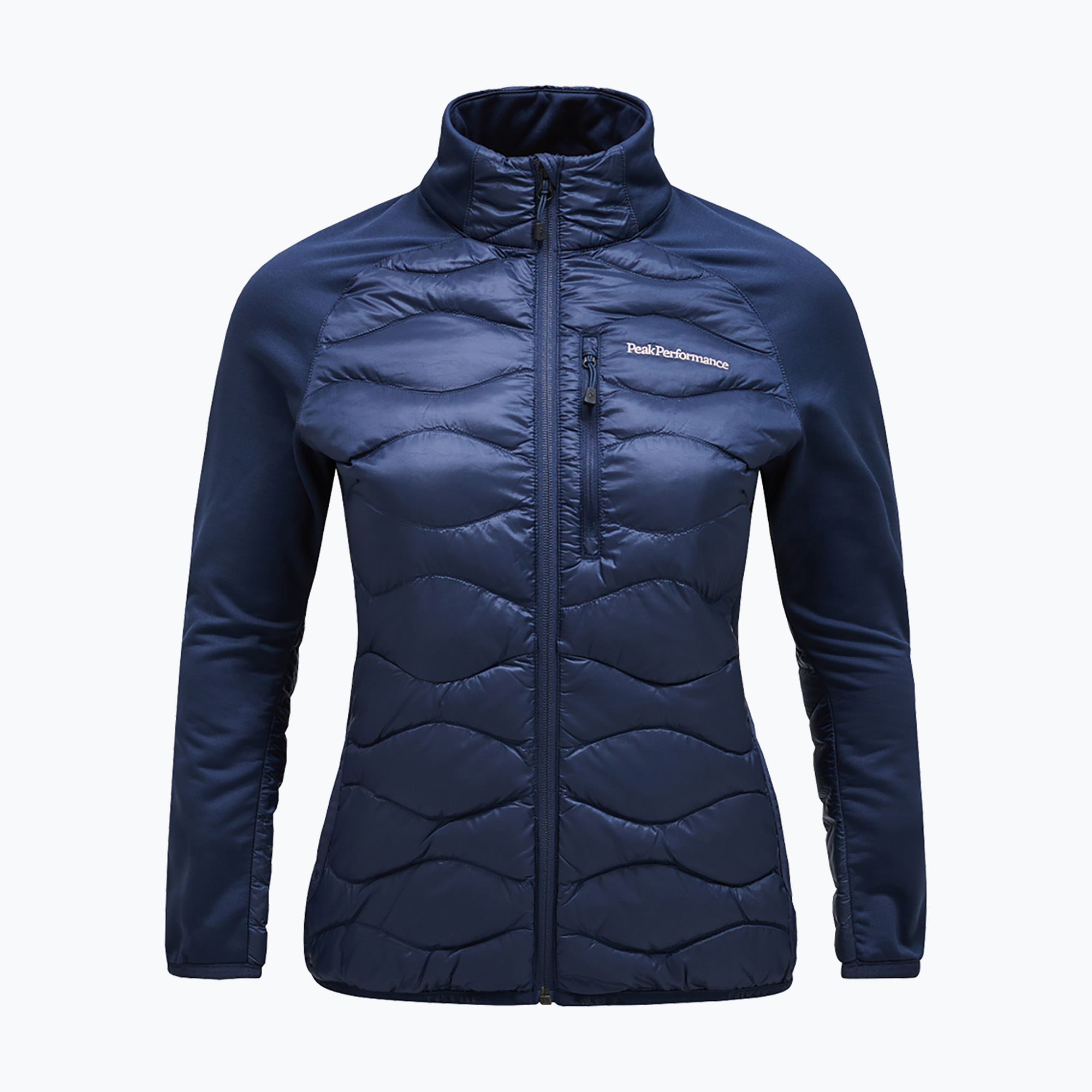 Kurtka puchowa damska Peak Performance Helium Hybrid Down Jacket blue shadow