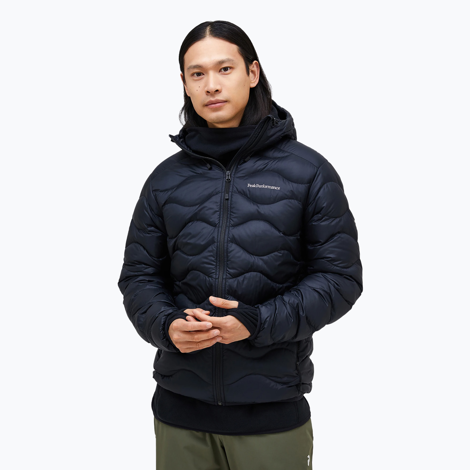 Kurtka puchowa męska Peak Performance Helium Down Hood black 