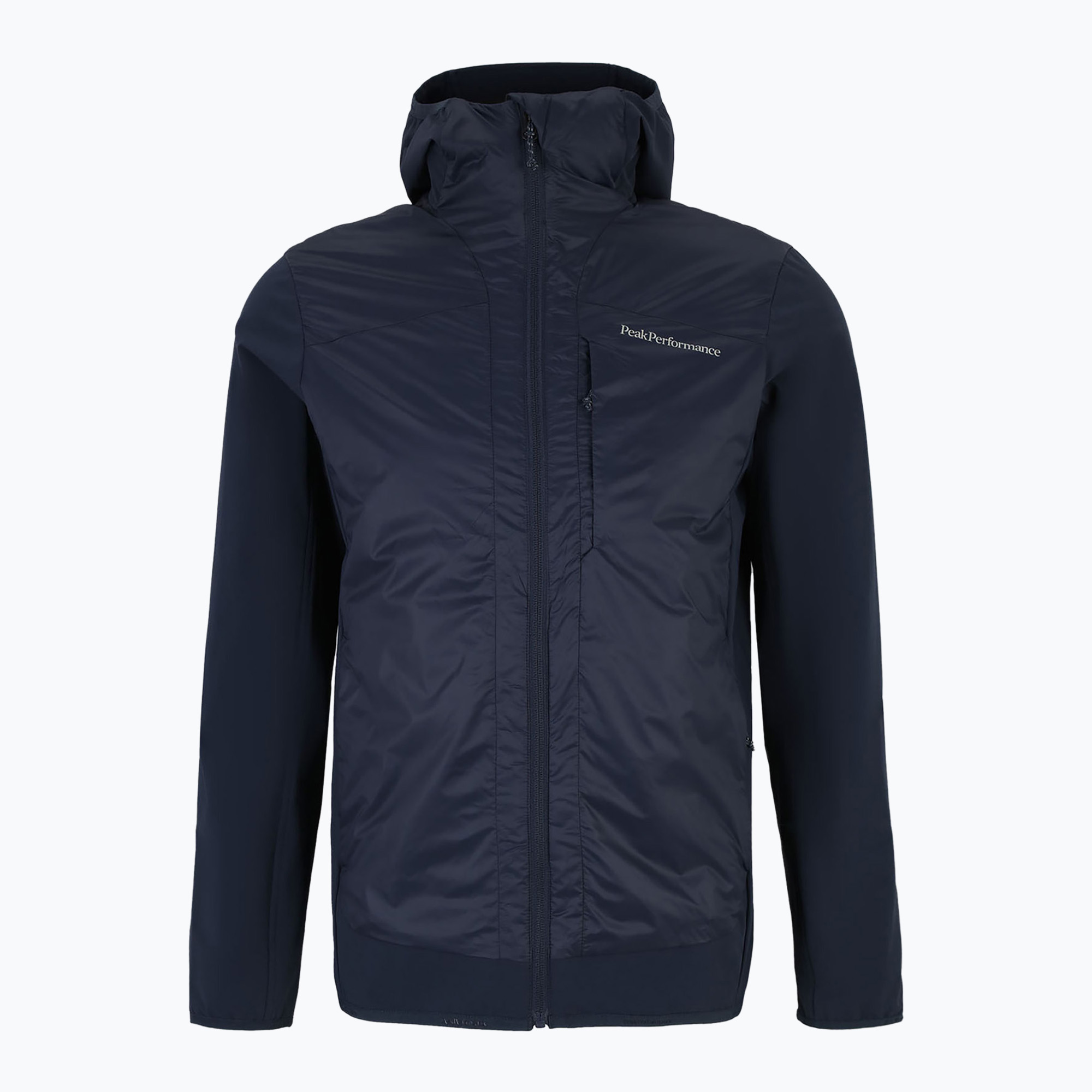 Kurtka hybrydowa męska Peak Performance Radiance Hybrid Hood blue shadow 