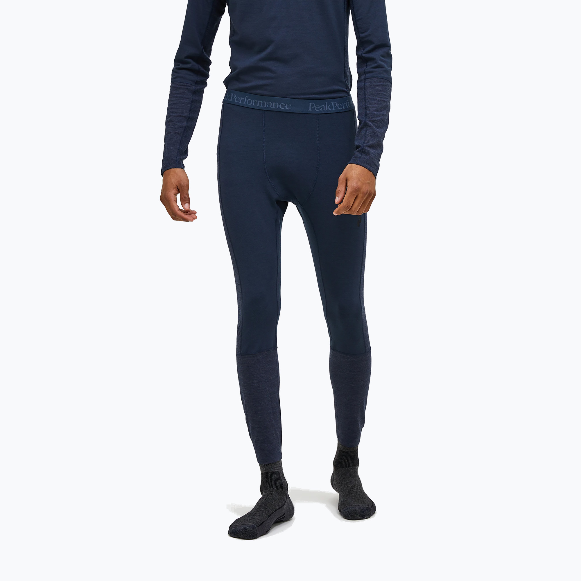 Pánske termoaktívne nohavice Peak Performance Magic Long John blue shadow