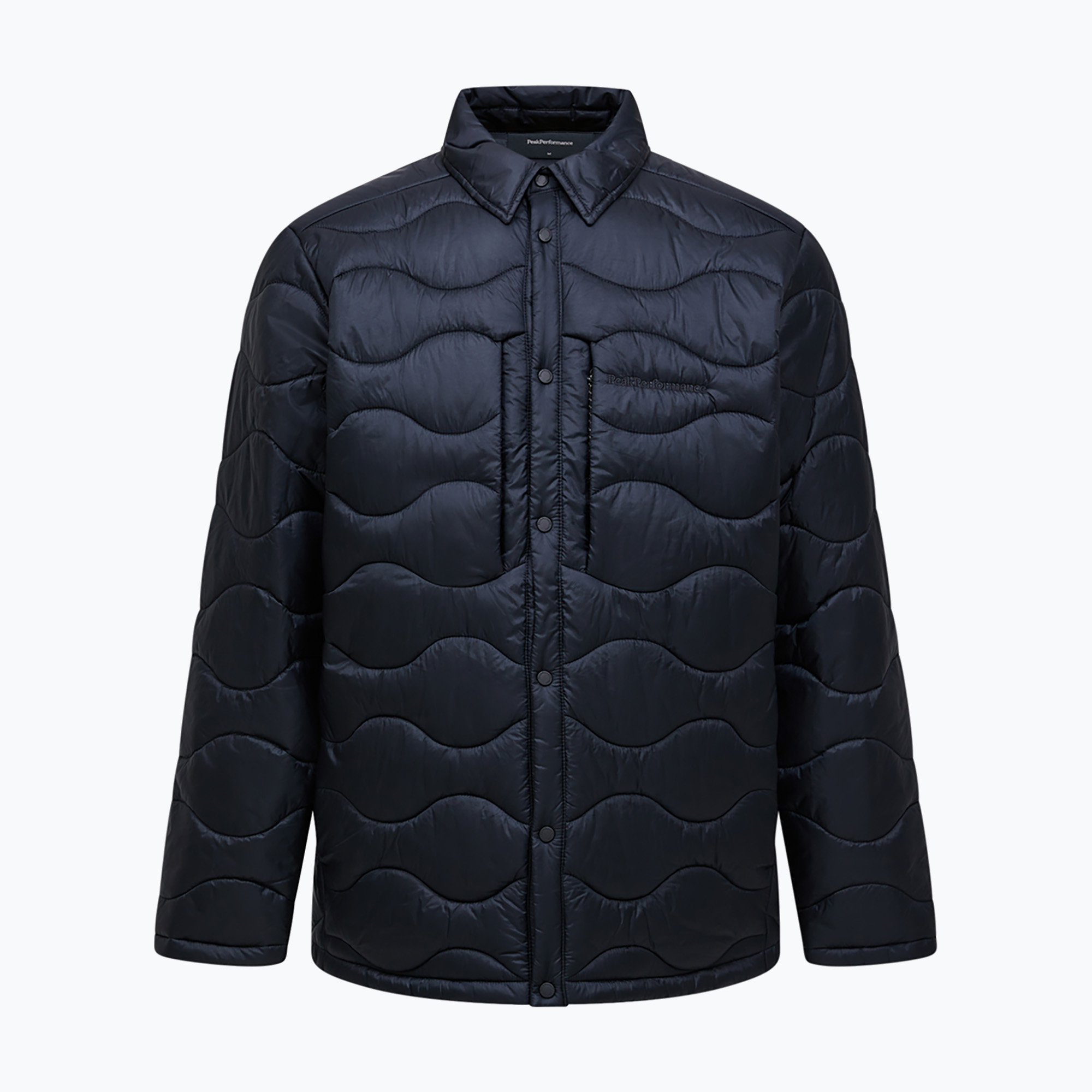 Kurtka puchowa męska Peak Performance Helium Synthetic Overshirt Black