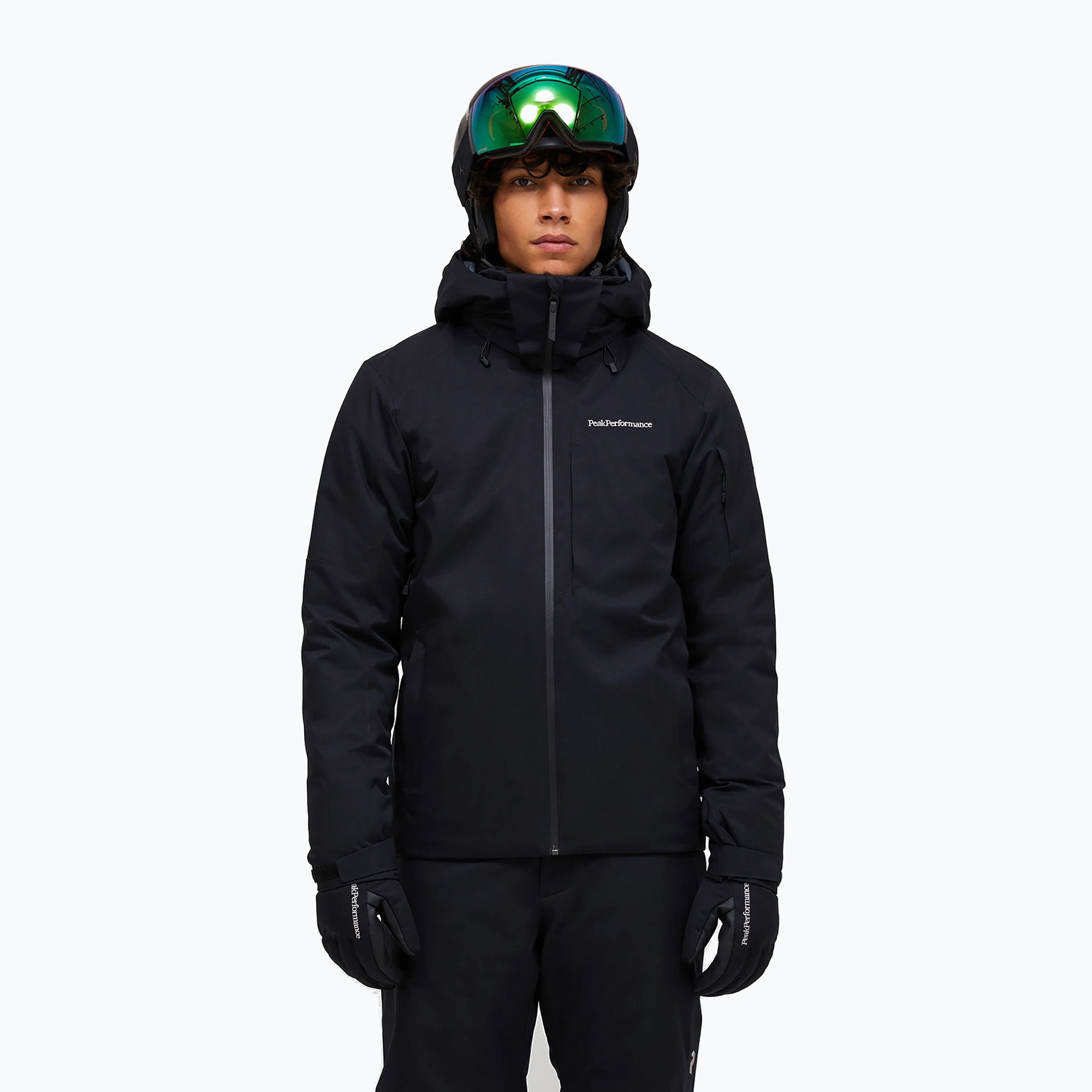 Pánska lyžiarska bunda Peak Performance Maroon Insulated black