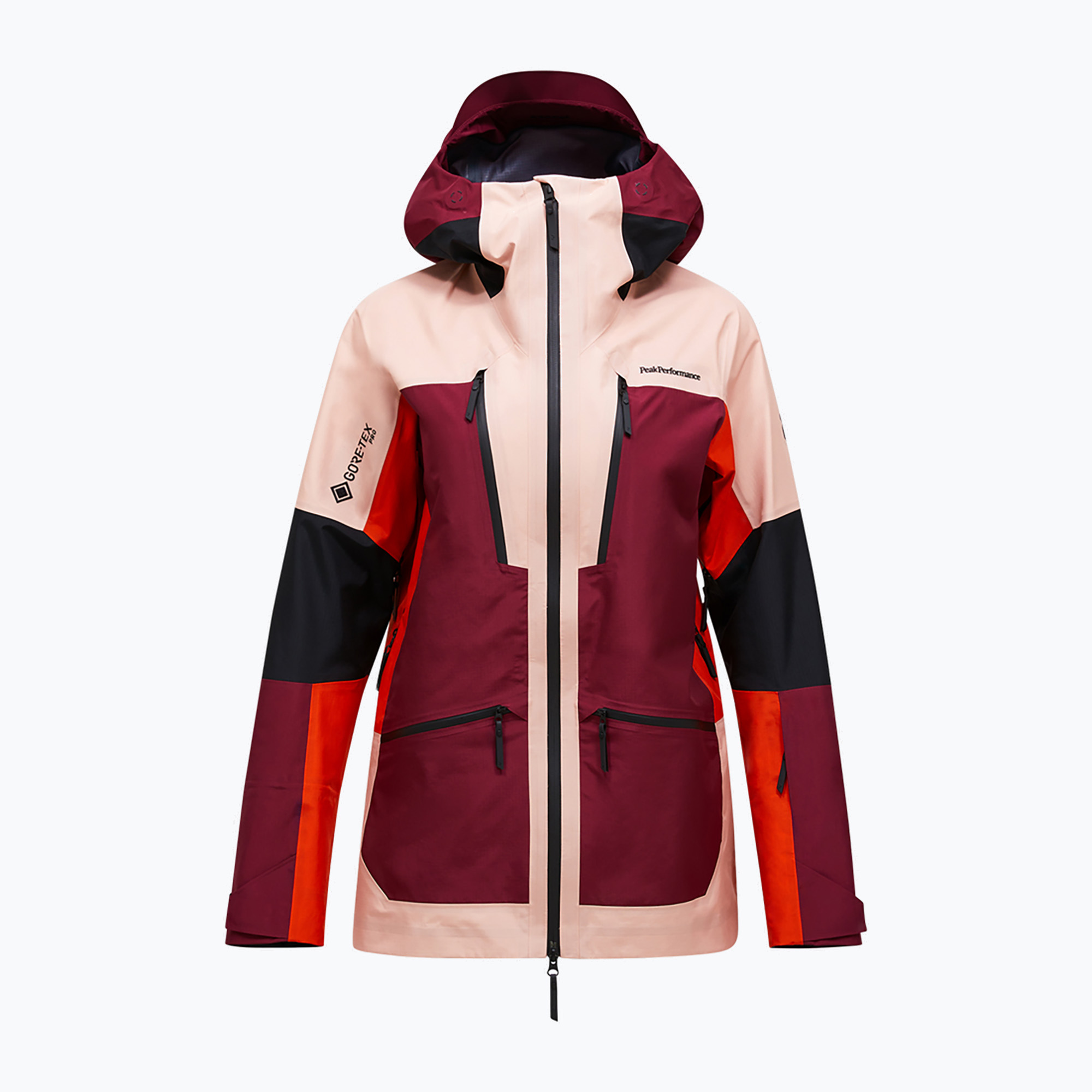 Geacă de schi pentru femei Peak Performance Vertical Gore-Tex Pro Jacket peach fuzz/vertical zenith
