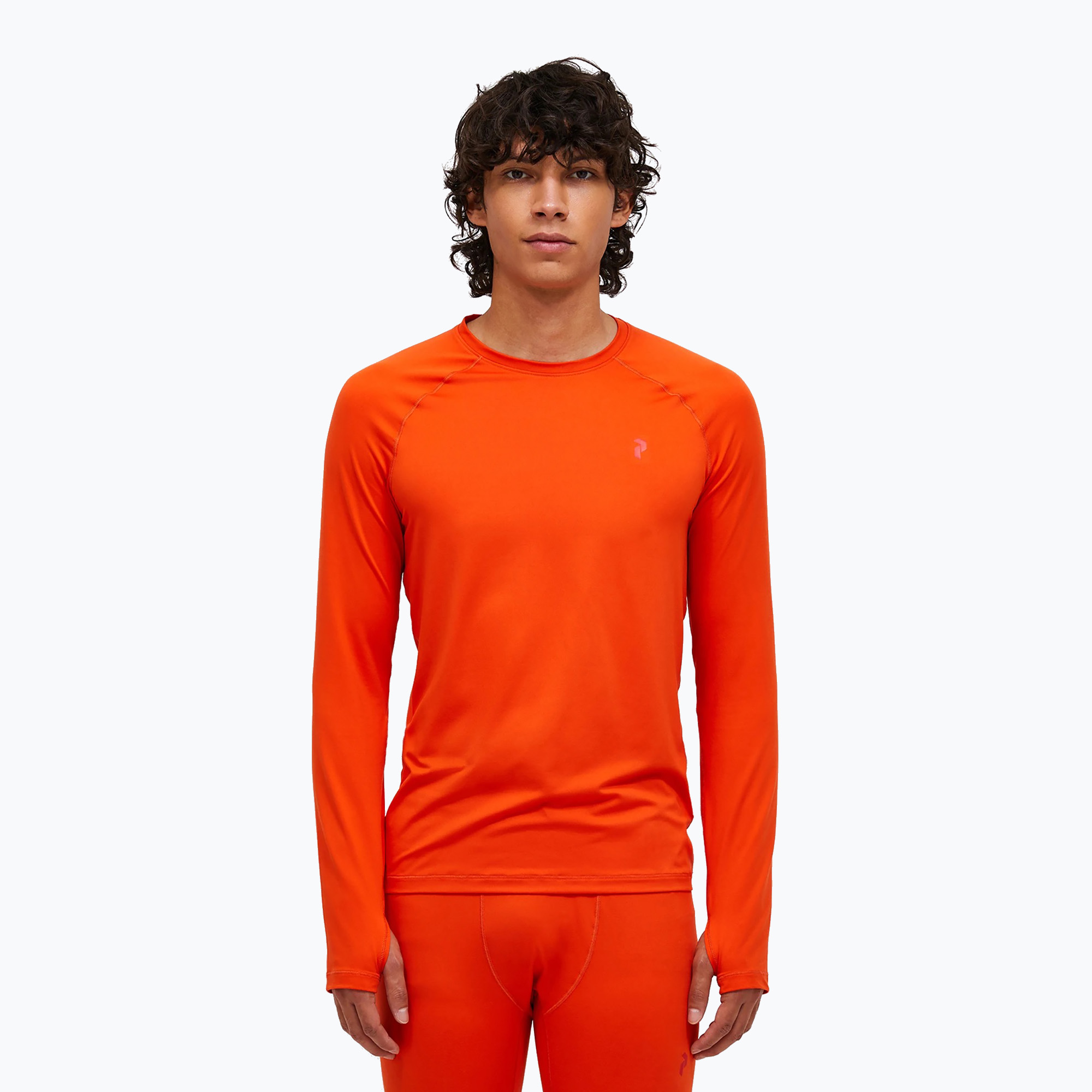 Мъжка термоактивна блуза с дълъг ръкав Peak Performance Spirit Crew Solar Burst