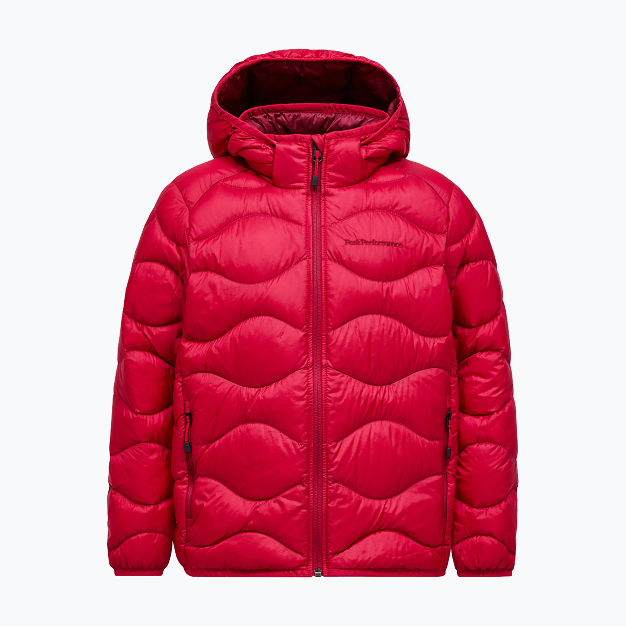 Kurtka puchowa dziecięca Peak Performance Helium Down tech burgundy/vertical zenith