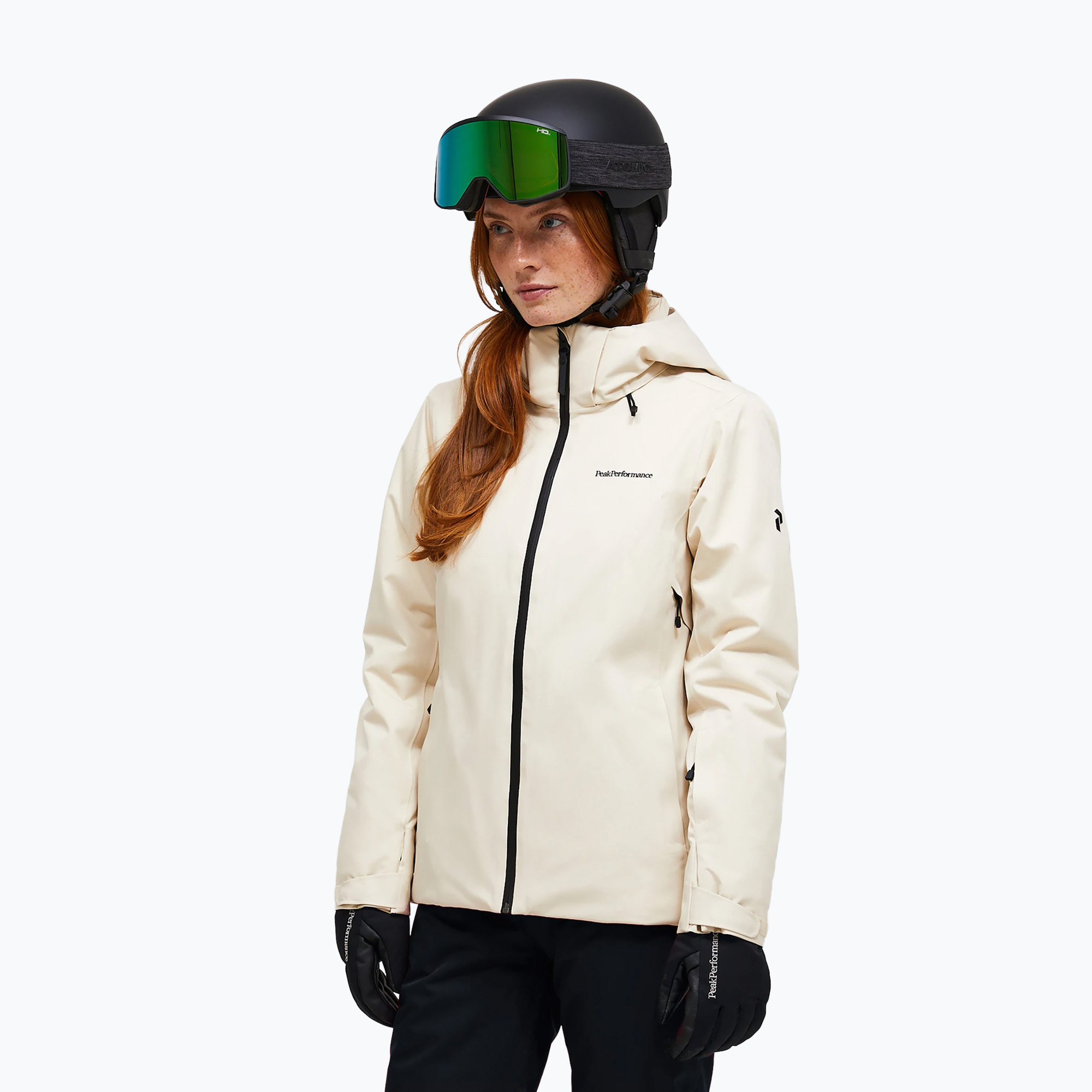 Geacă de schi pentru femei Peak Performance Anima Insulated sand fog