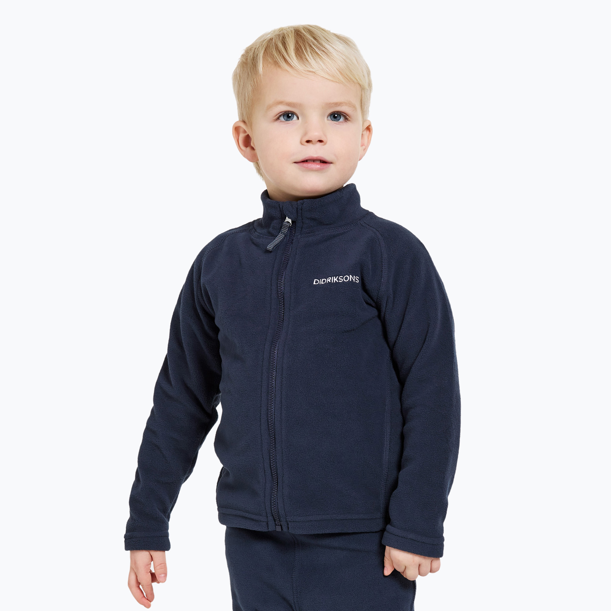Bluza polarowa dziecięca Didriksons Monte Fz navy 