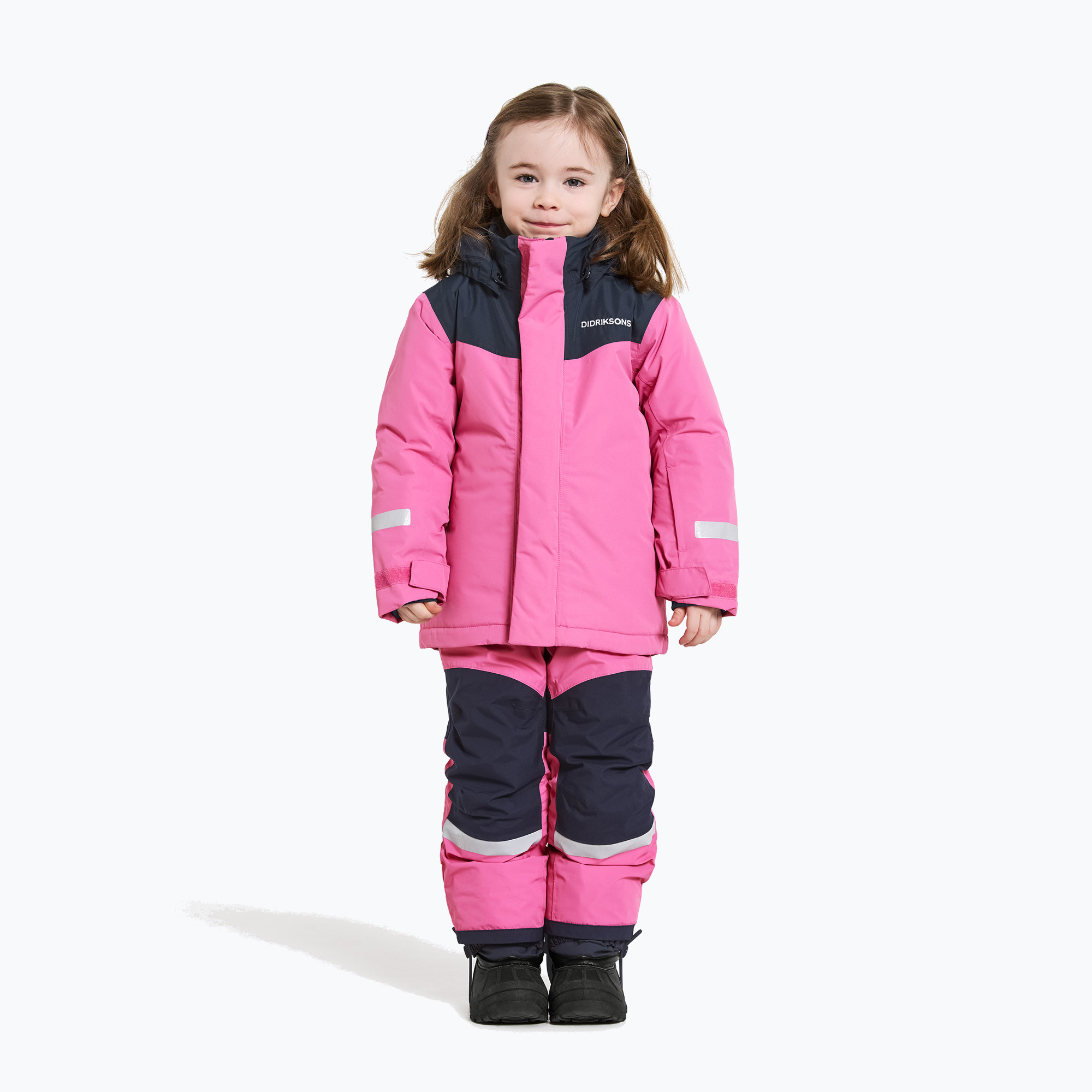 Komplet narciarski dziecięcy Didriksons Skare sweet pink 