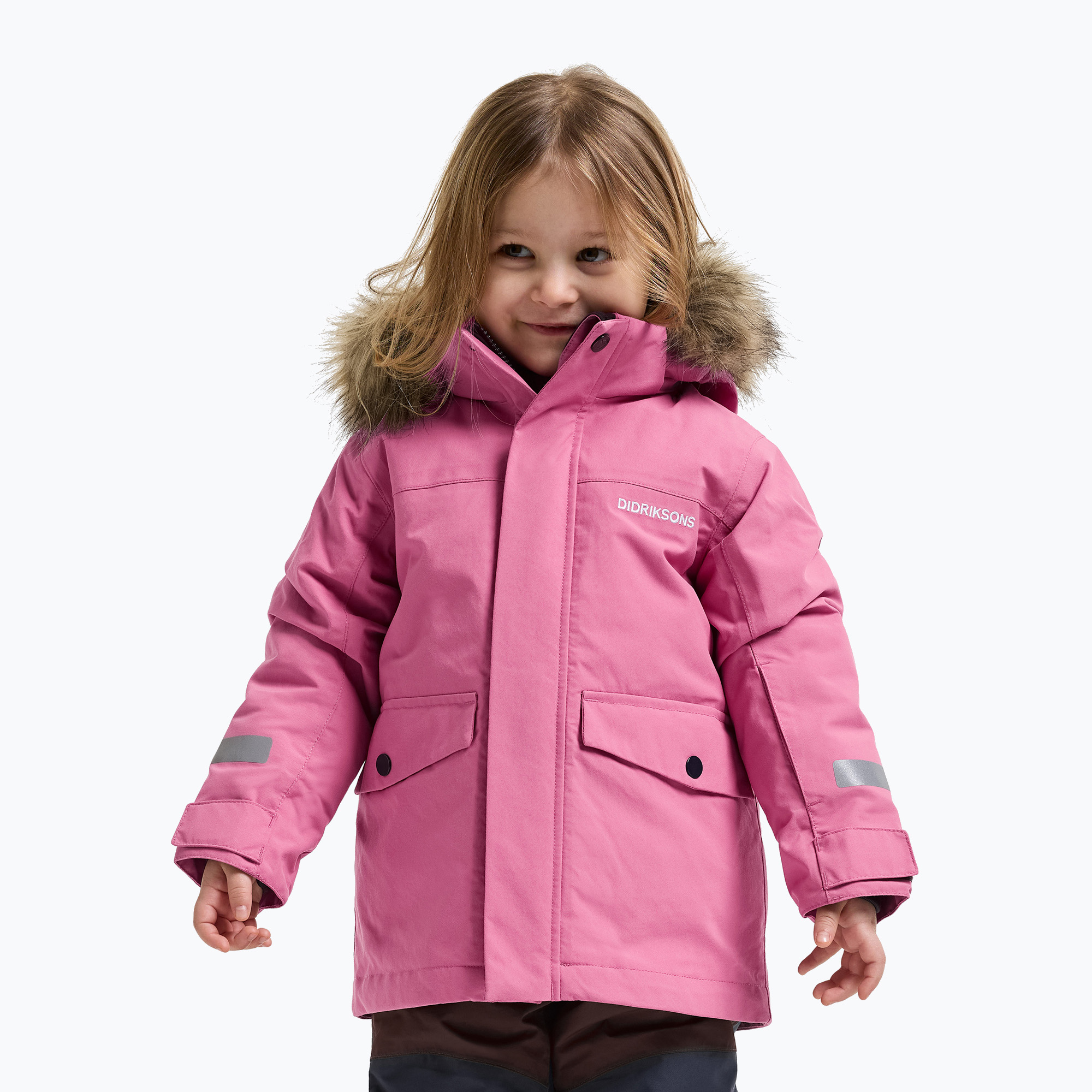Detská zimná bunda Didriksons Bjärven 5 Parka heather pink