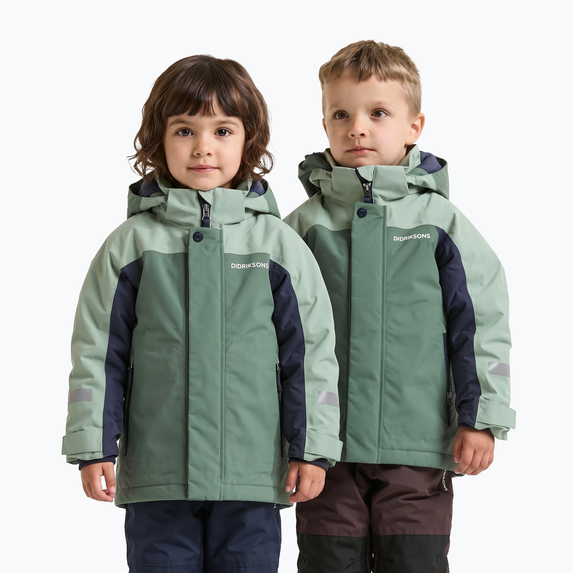 Детско яке Didriksons Neptune 5 dark moss