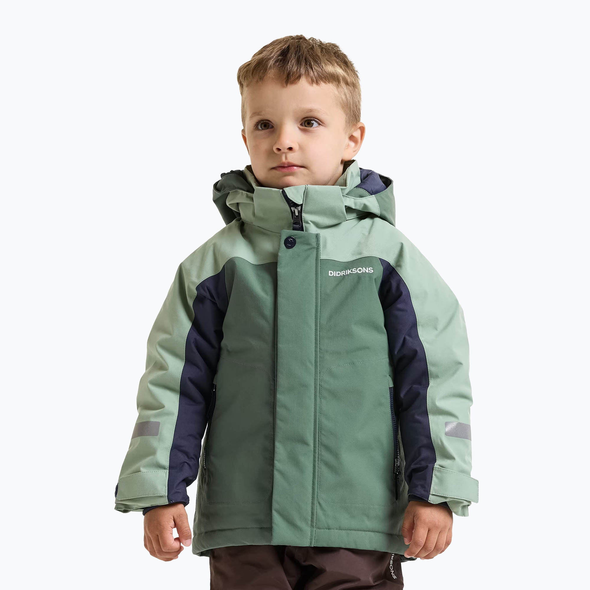 Детско яке Didriksons Neptune 5 dark moss