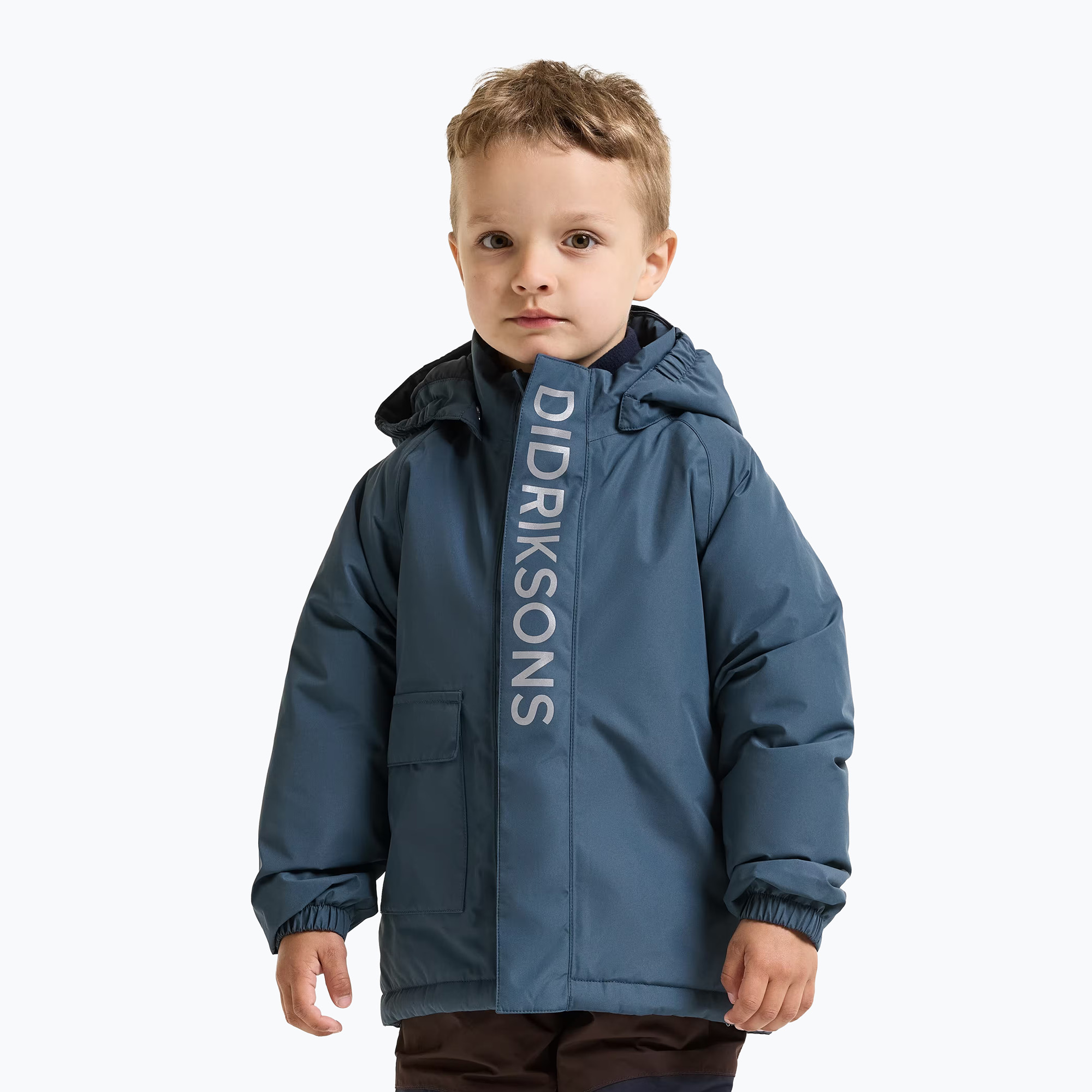 Детско яке Didriksons Talvi 2 mountain blue