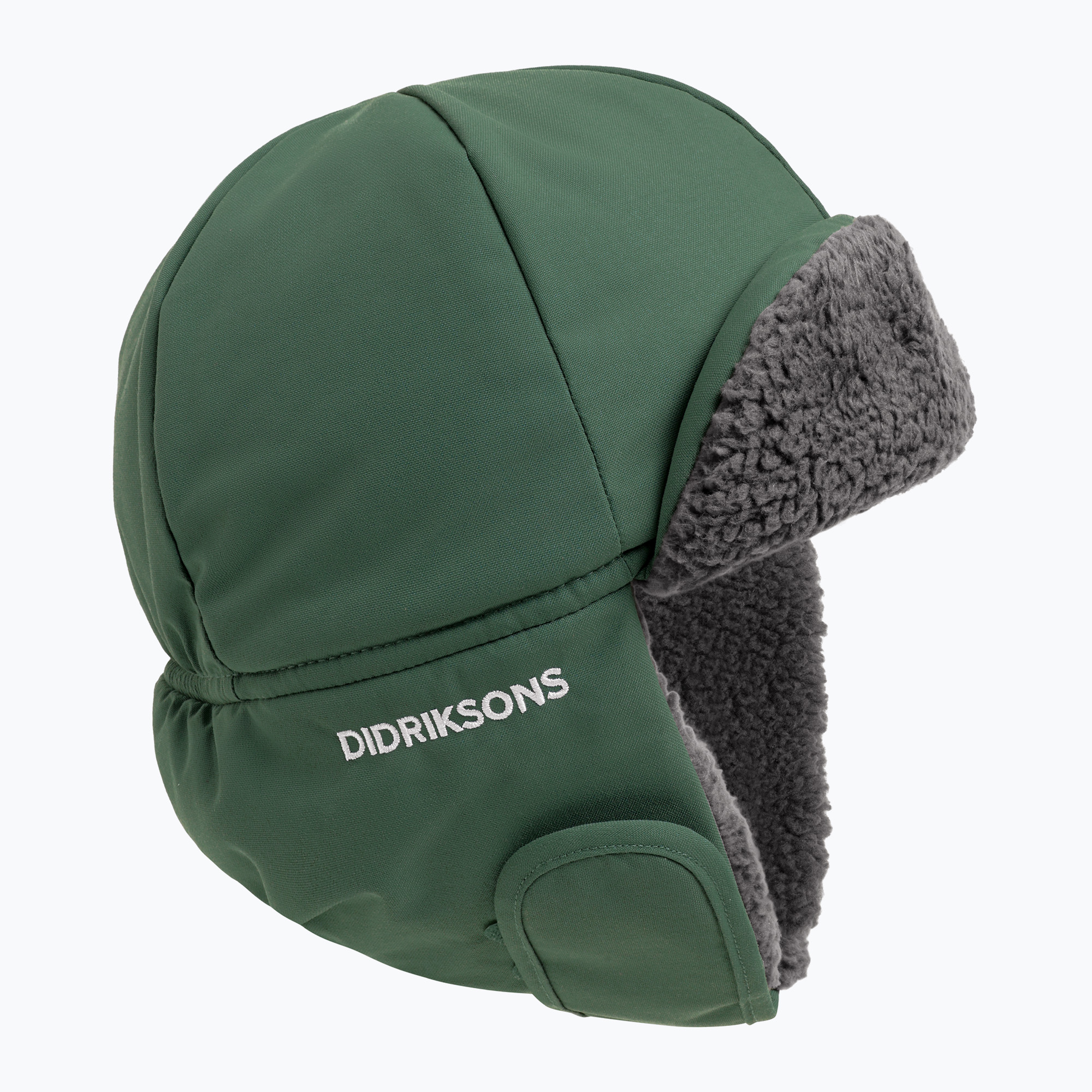Детска зимна шапка Didriksons Biggles 7 dark moss
