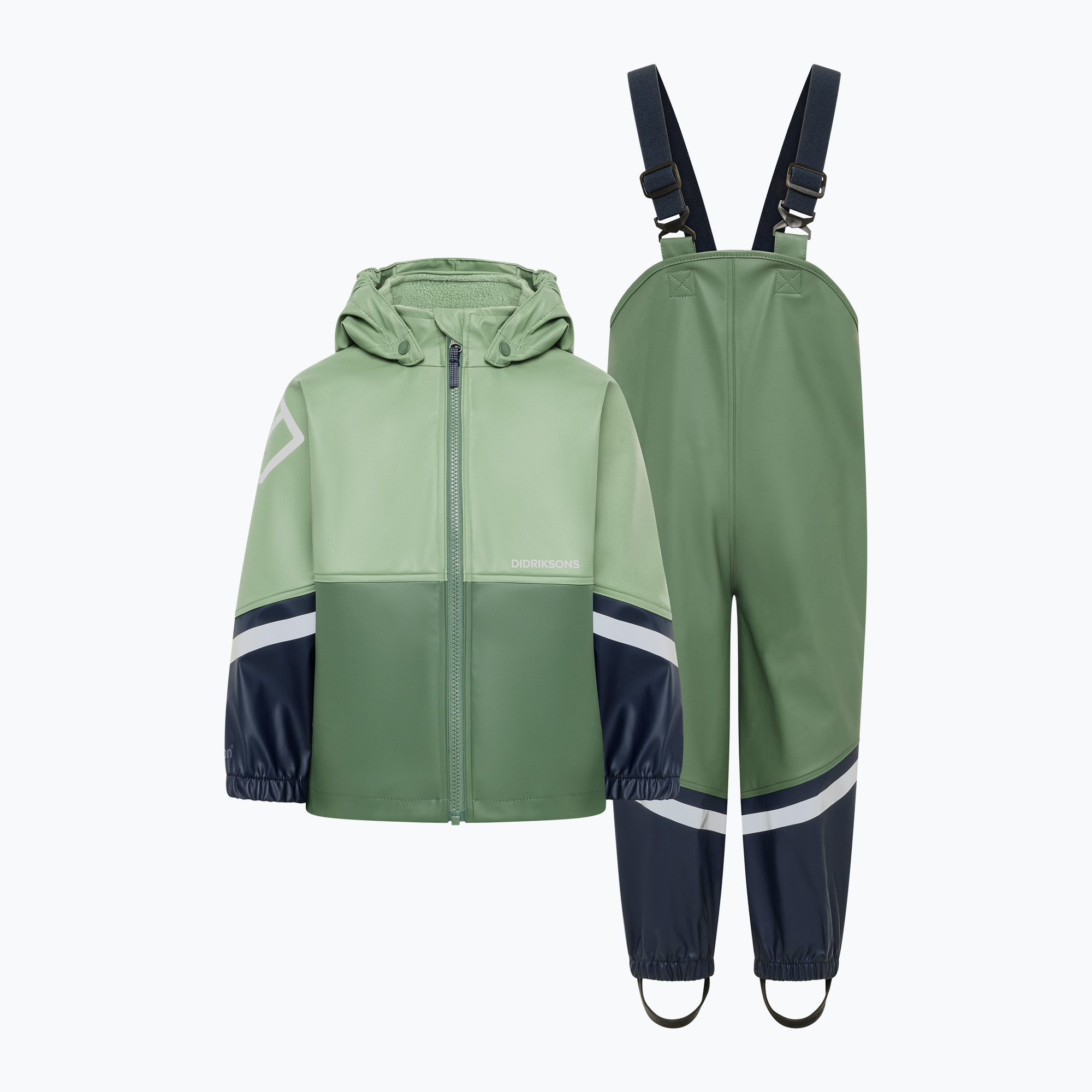 Detský komplet Didriksons Waterman 12 sage green