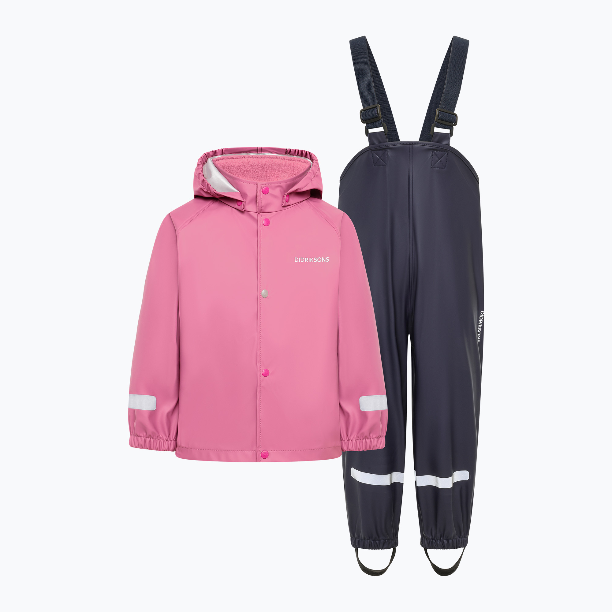 Set de ploaie pentru copii Didriksons Slaskeman 4 heather pink