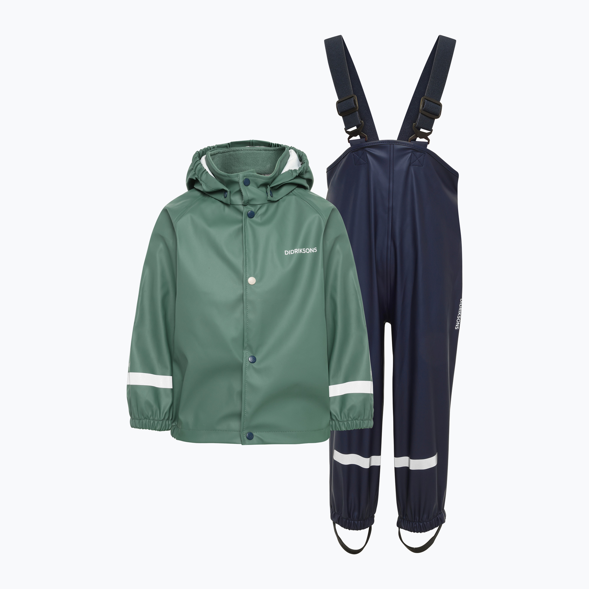 Set de ploaie pentru copii Didriksons Slaskeman 4 dark moss