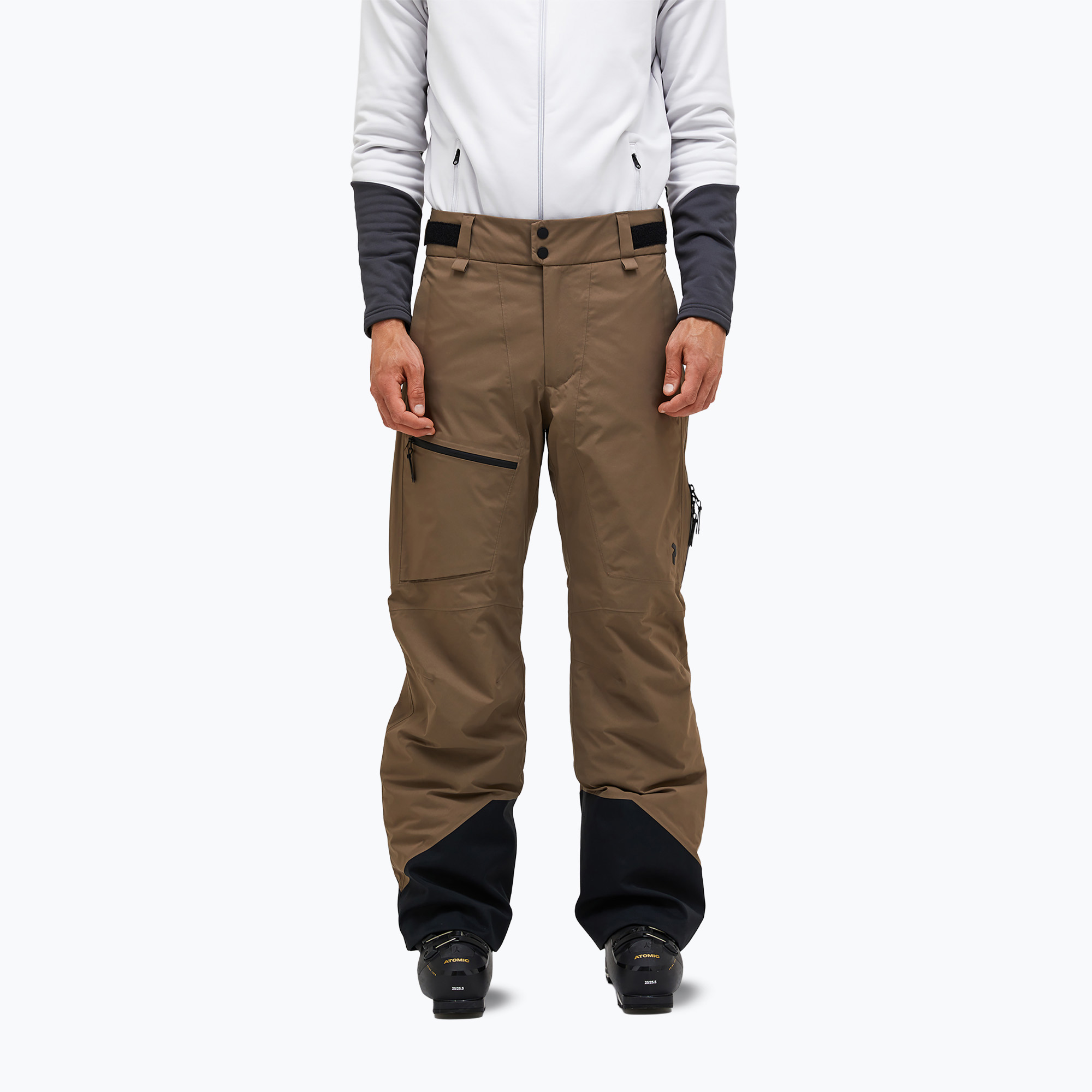 Pantaloni de schi pentru bărbați Peak Performance Alpine GTX 2L Insulated Shell terrain tan