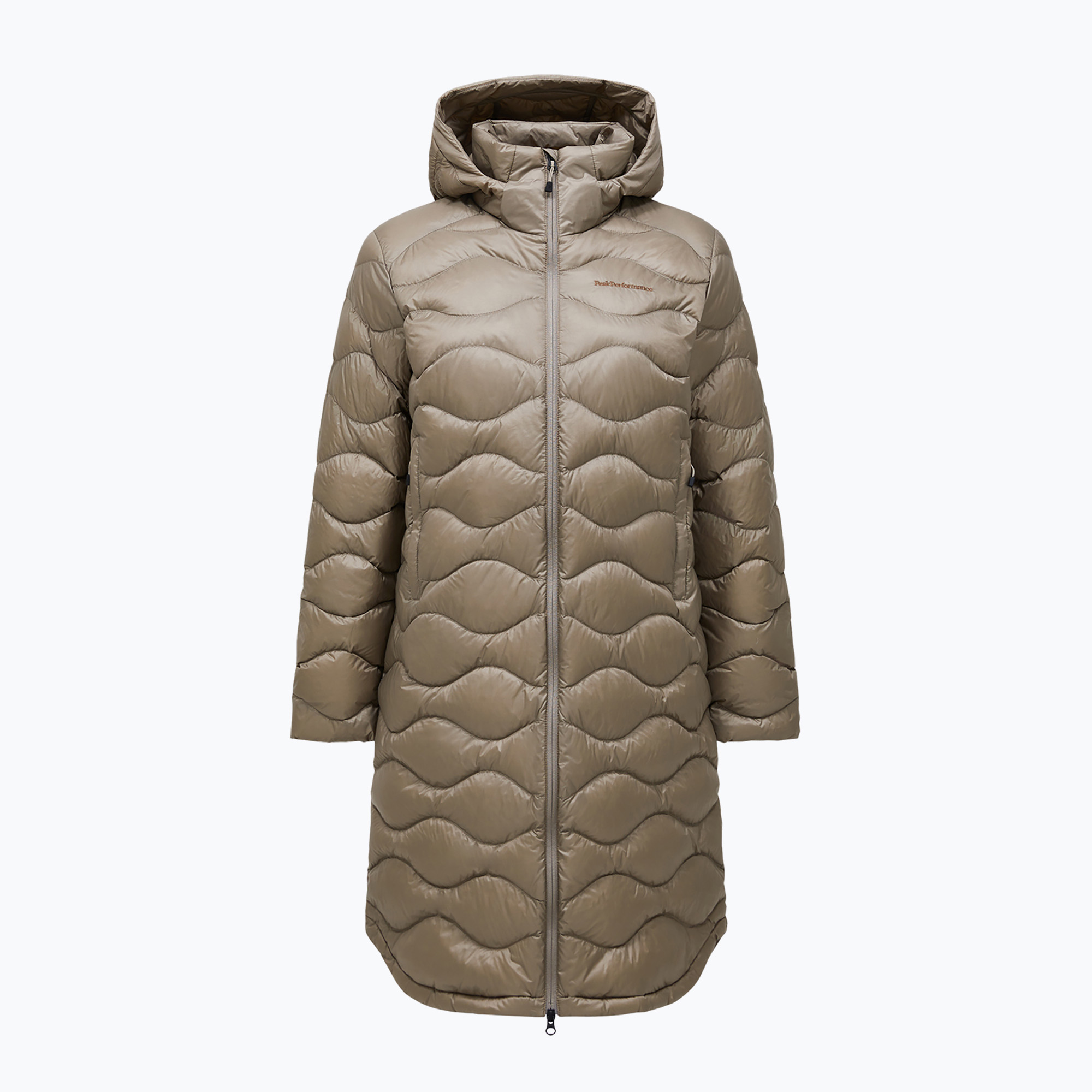 Дамско пухено палто Peak Performance Helium Down Coat 2026 avid beige