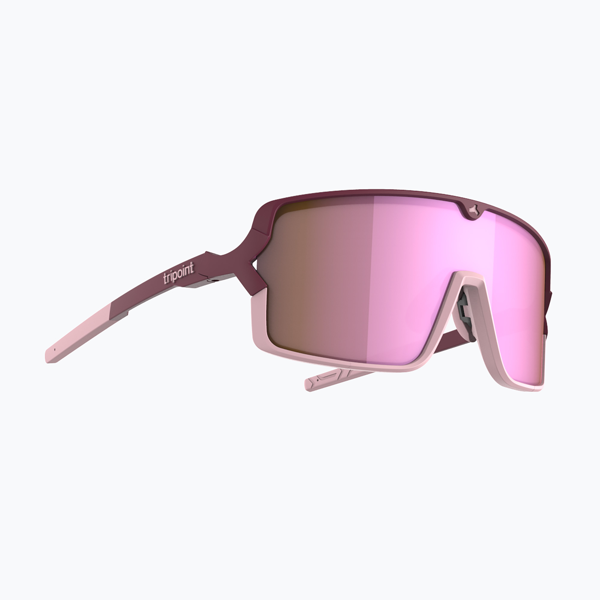 Слънчеви очила Tripoint 008 Lake Prespa Small X matt burgundy/brown /pink multi