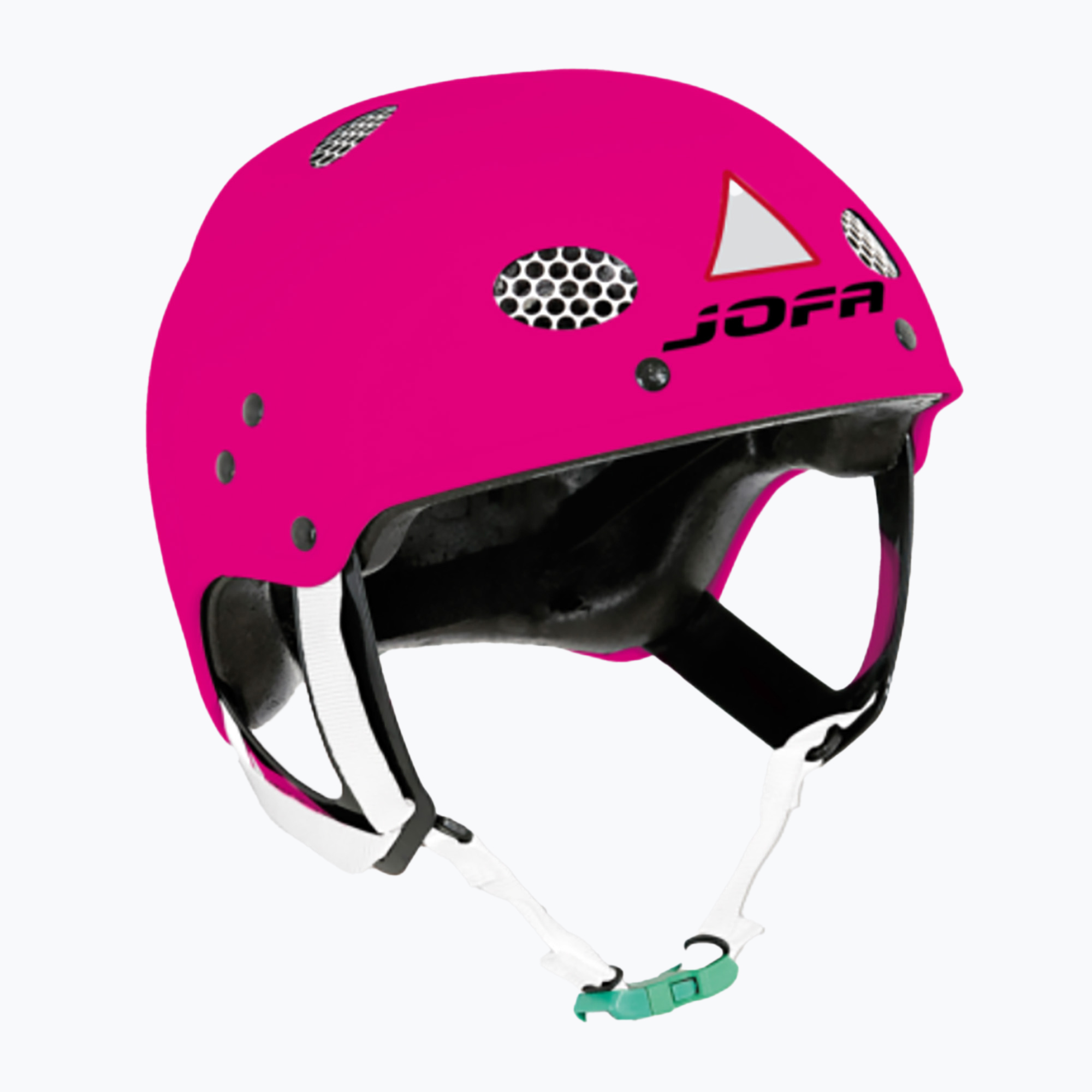 Детска хокейна каска JOFA 715 LS JR pink/white