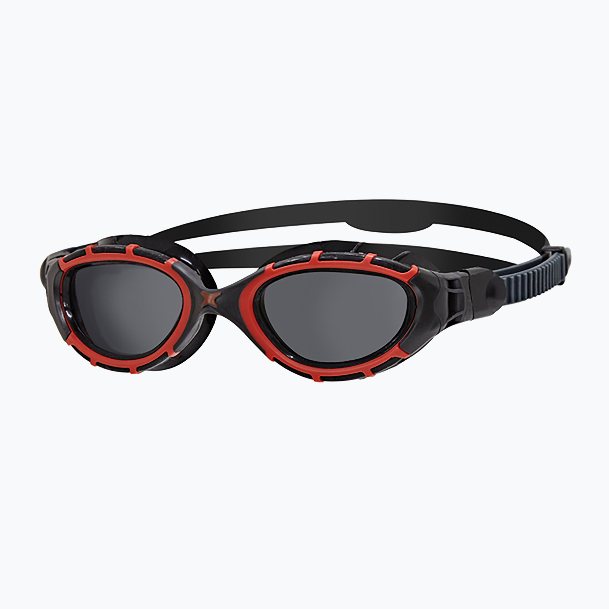 Okulary do pływania Zoggs Predator Flex Polarized red/ black/ smoke polarized 