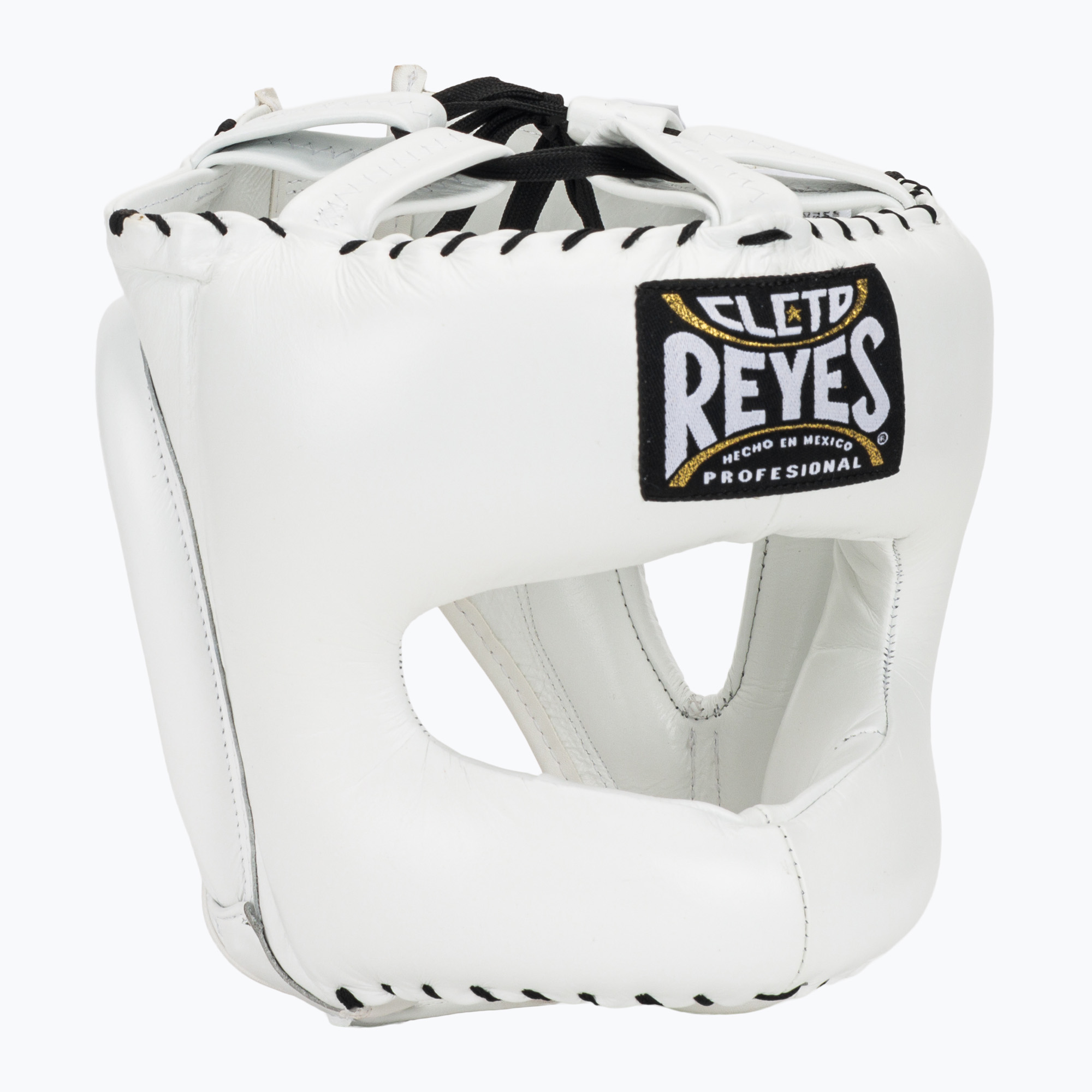 Cască de box Cleto Reyes With Pointed Face Nylon Bar white