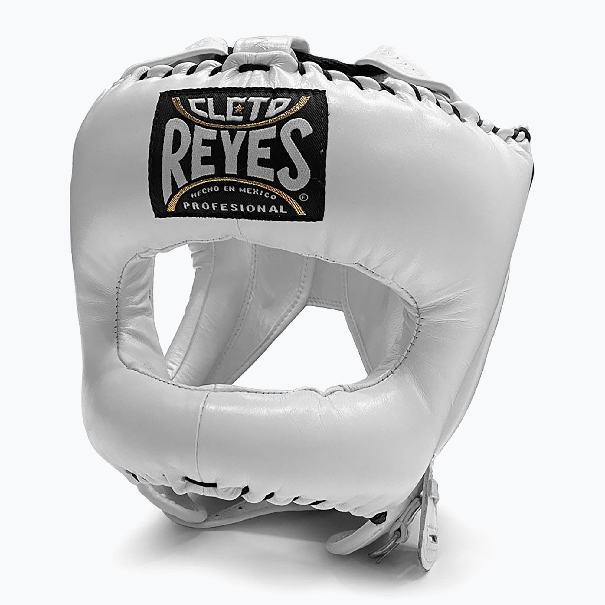 Kask bokserski Cleto Reyes With Pointed Face Nylon Bar white 