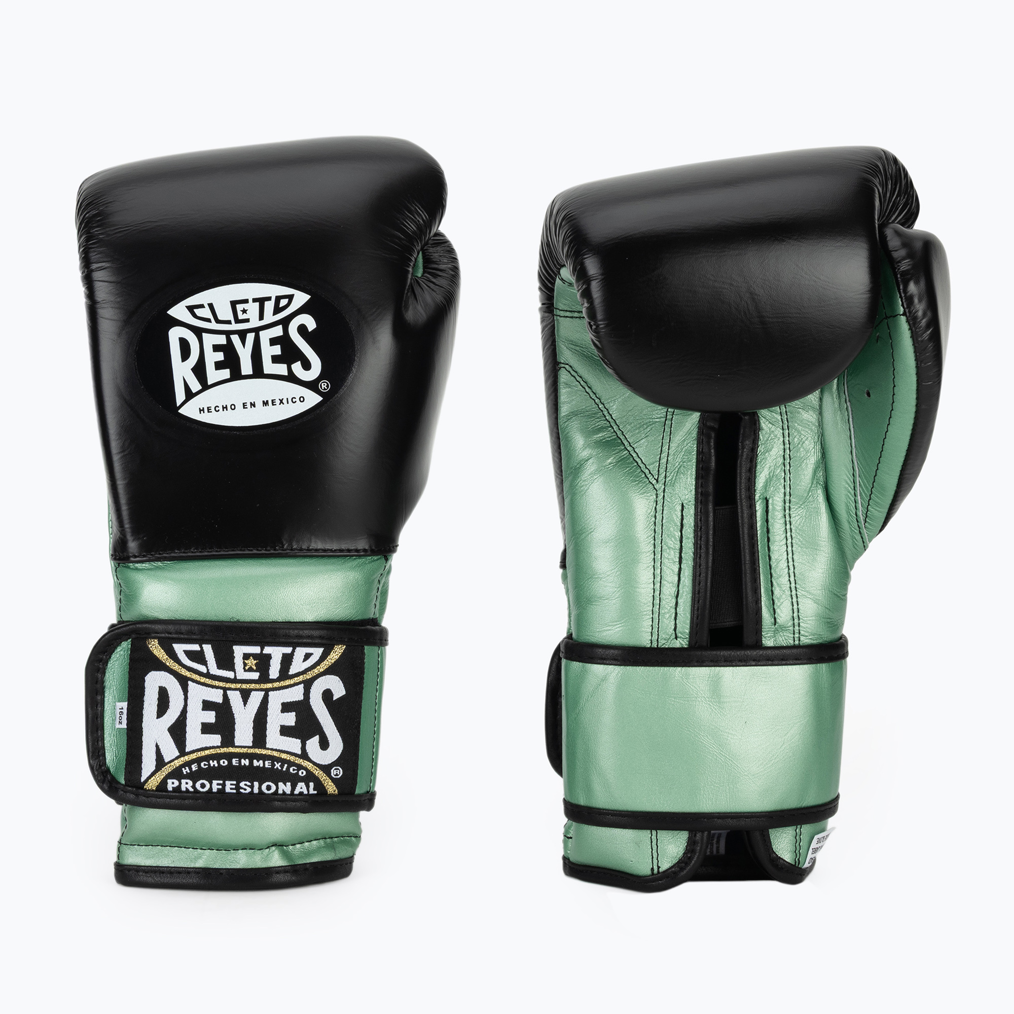 Боксови ръкавици Cleto Reyes Boxing Gloves With Hook green metallic / black