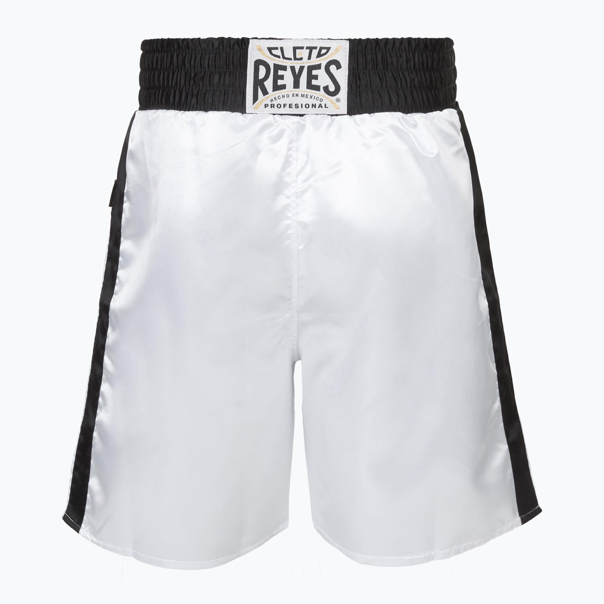 Мъжки боксови шорти Cleto Reyes Satin white/black