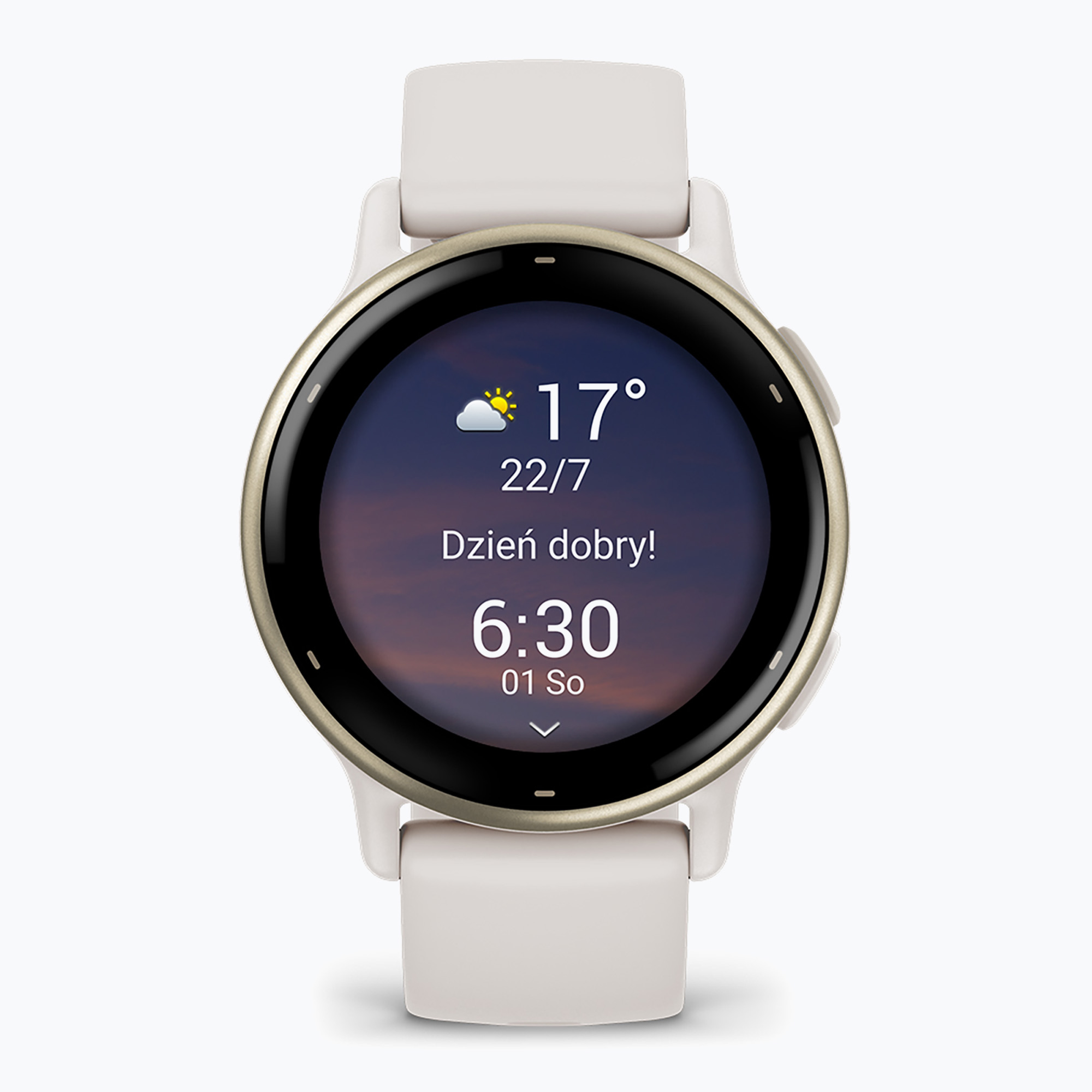 Okosóra Garmin Vivoactive 5 cream gold/ivory (Vivoactive 5 010-02862-11)