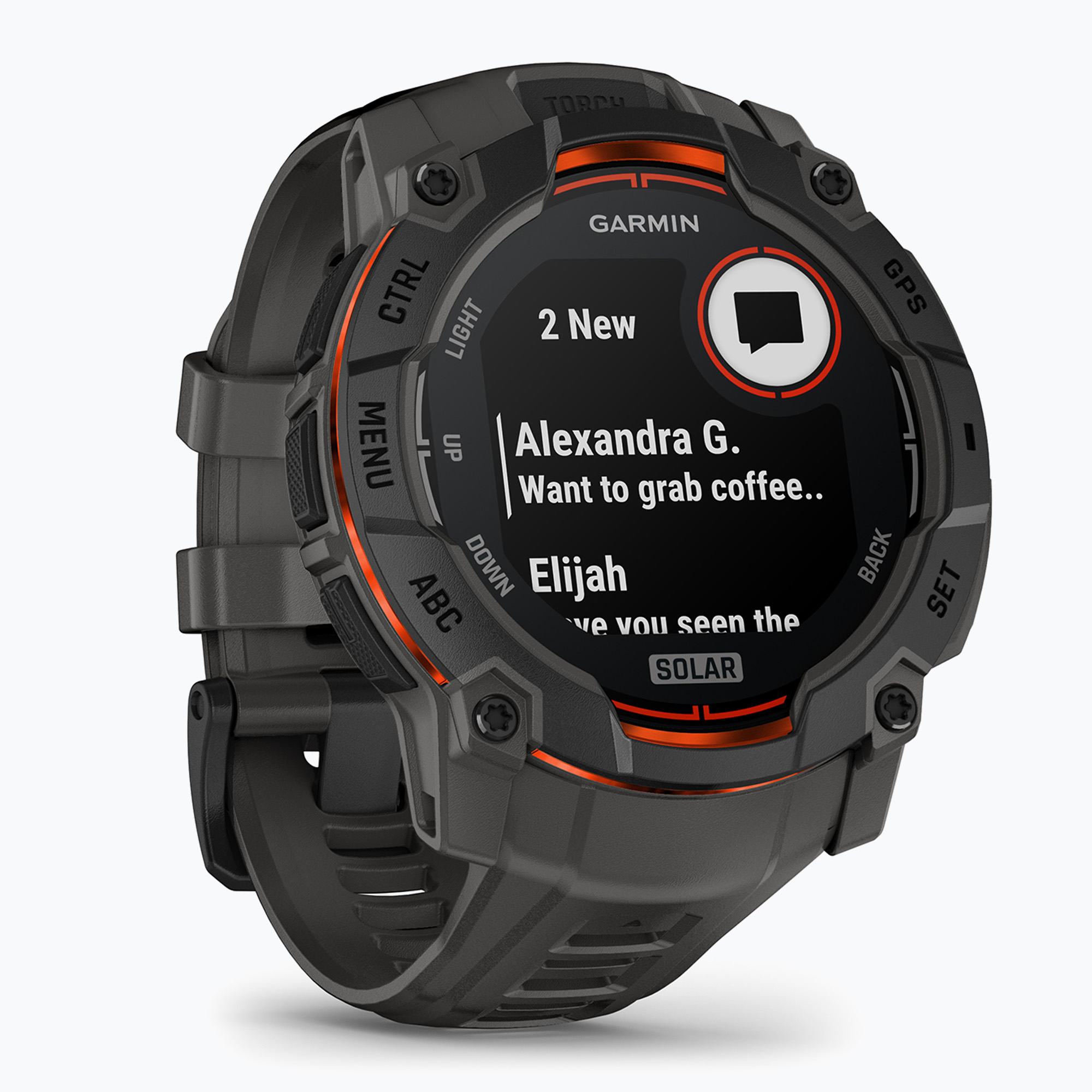 Uhr Garmin Instinct 3 Solar 50 mm black/charcoal