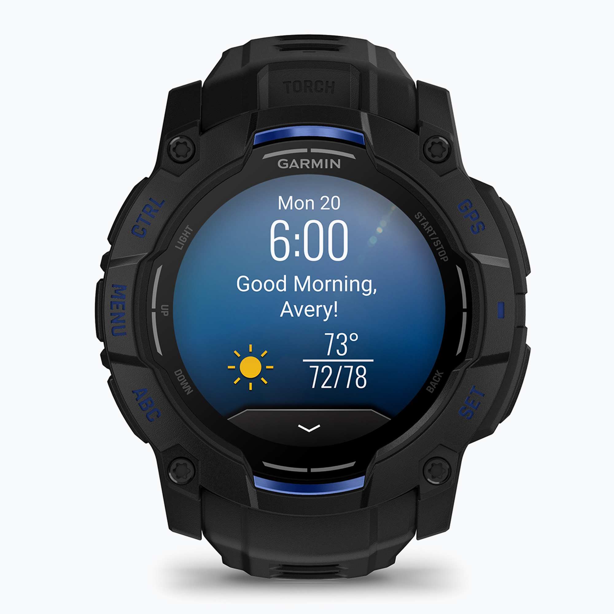 Karóra Garmin Instinct 3 50 mm Amoled Tactical black/black (Instinct 3 50mm Amoled Tactical 010-03020-50)