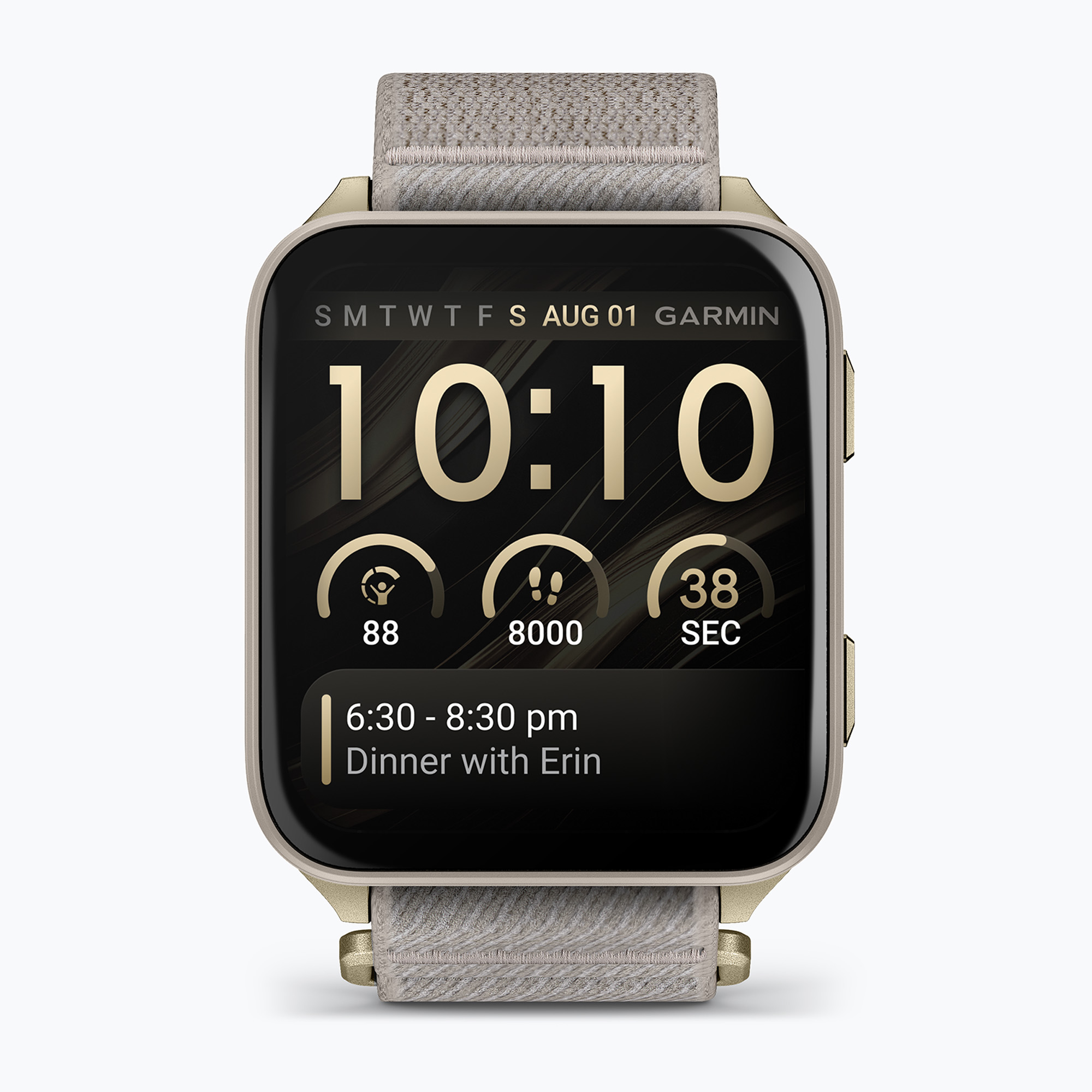 Óra Garmin Venu X1 soft gold/french gray (Venu X1 010-02980-09)